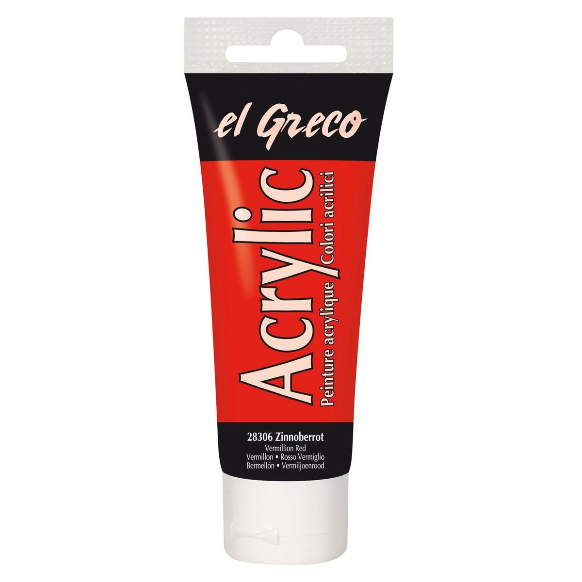 C. KREUL Acrylfarbe KREUL Acrylfarbe eL Greco zinnoberrot 75ml Tube