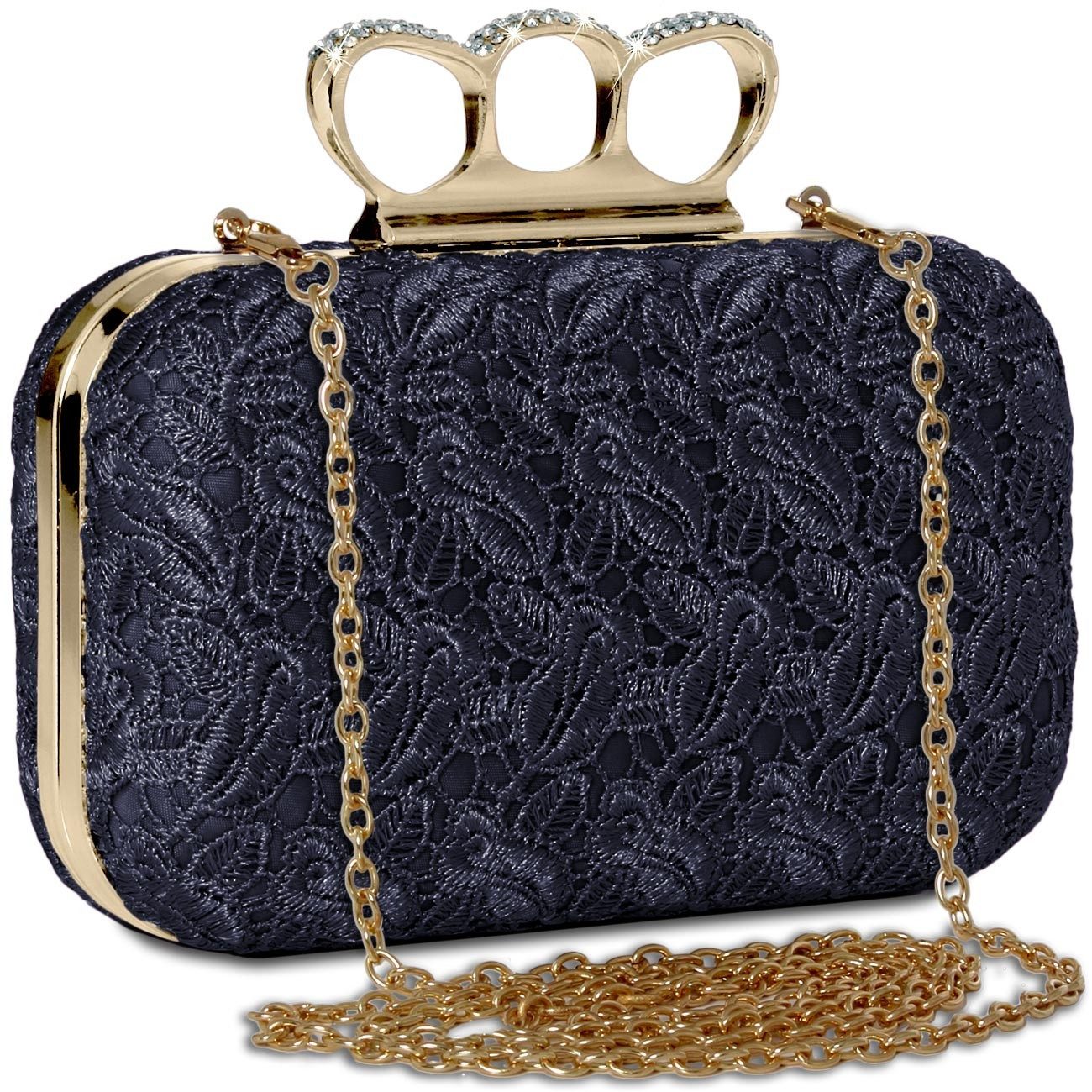 Caspar Clutch TA290 Damen Schlagring Box günstig online kaufen