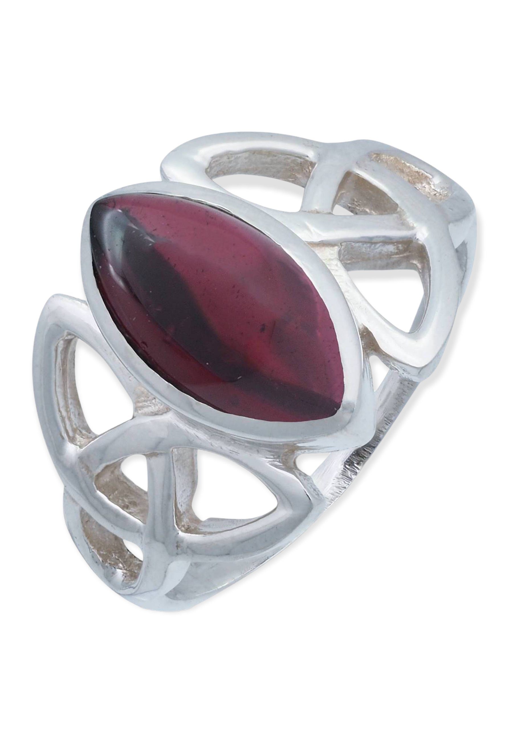 Mantraroma Ring 925 Silber Mit Edelstein – Großer Onyx-Ring, Handgefertigt & Elegant