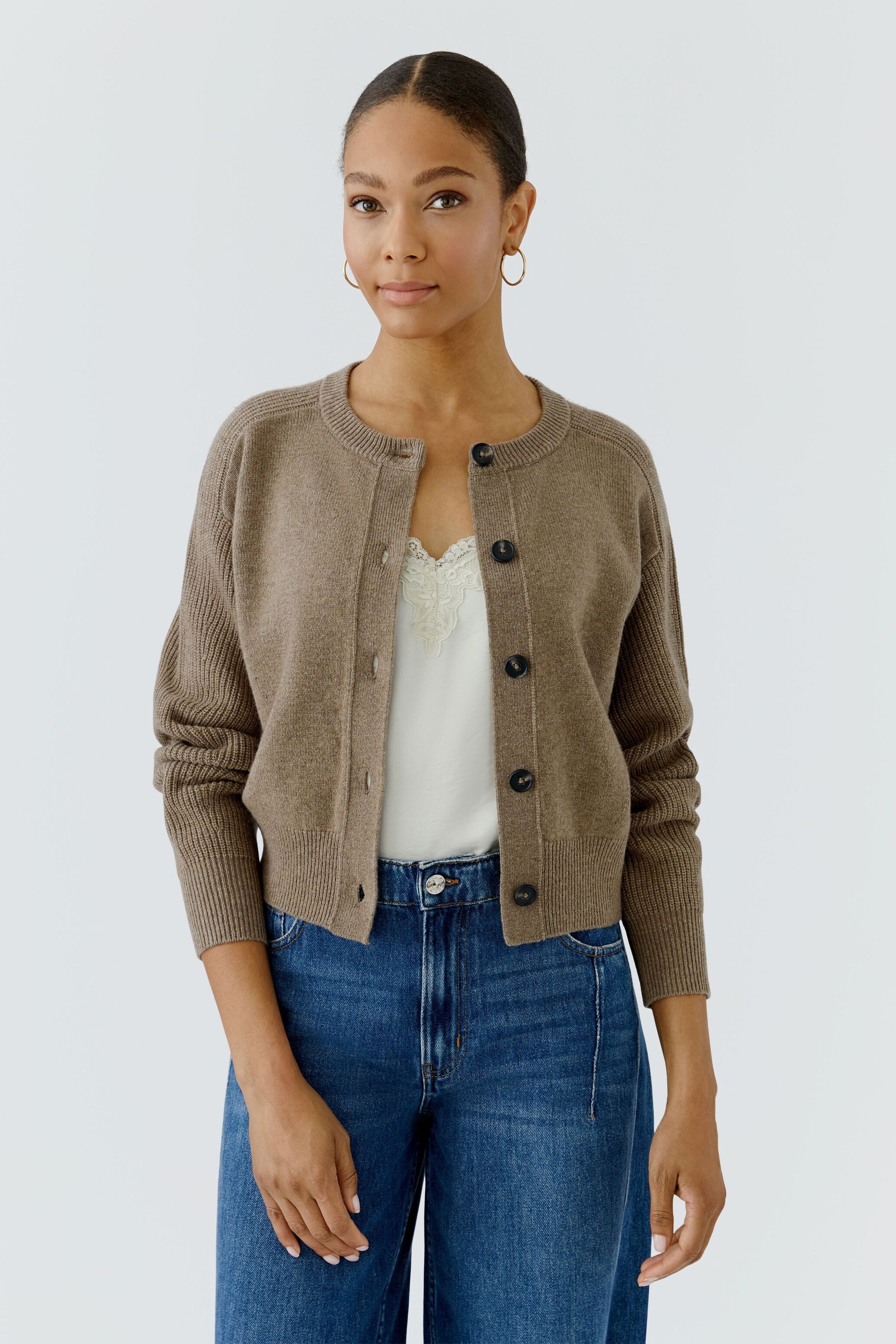 Oui Strickjacke