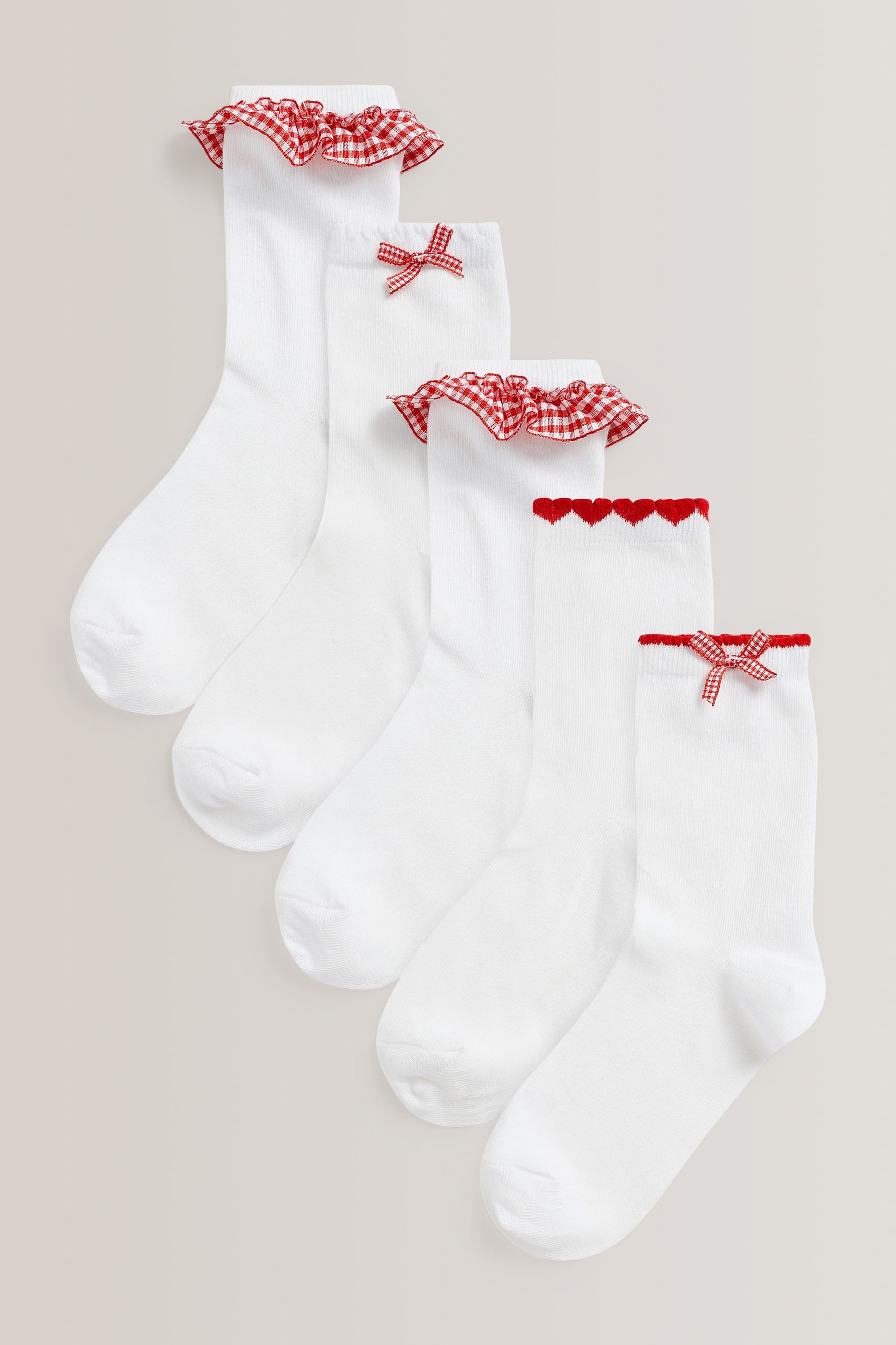 Kurzsocken Vichykaro-Söckchen mit hohem Baumwollanteil