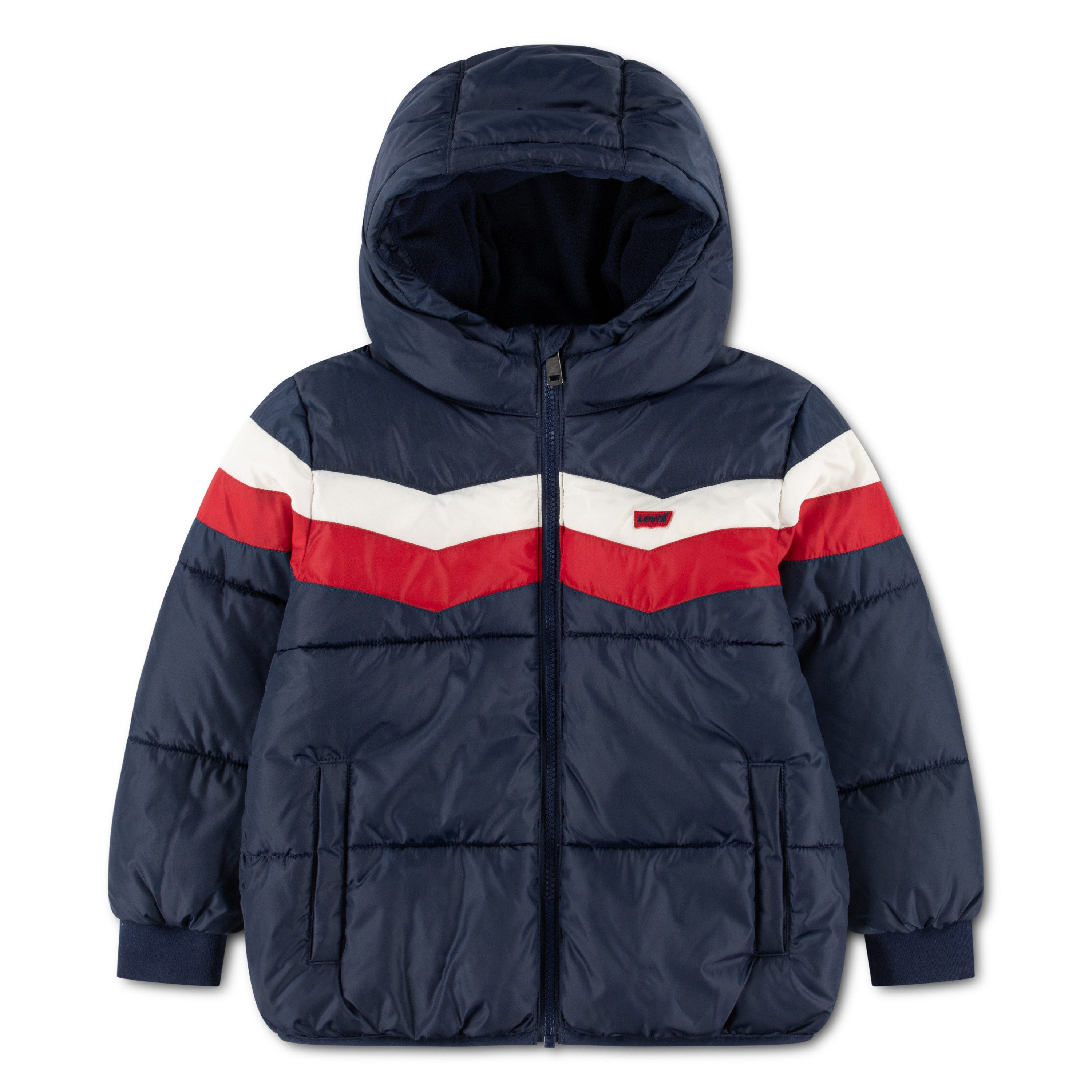 Levi's® Kids Winterjacke LVB HEAVY WEIGHT PUFFER Anorak, warm wattiert mit Kapuze