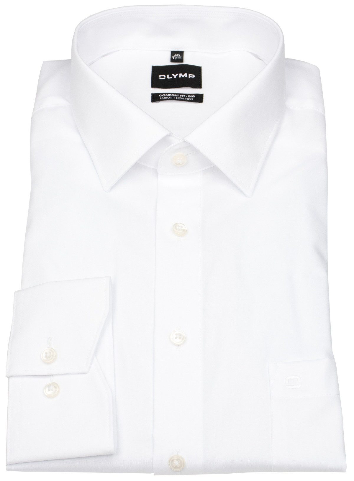 OLYMP Businesshemd Comfort Fit bügelfrei Kentkragen günstig online kaufen