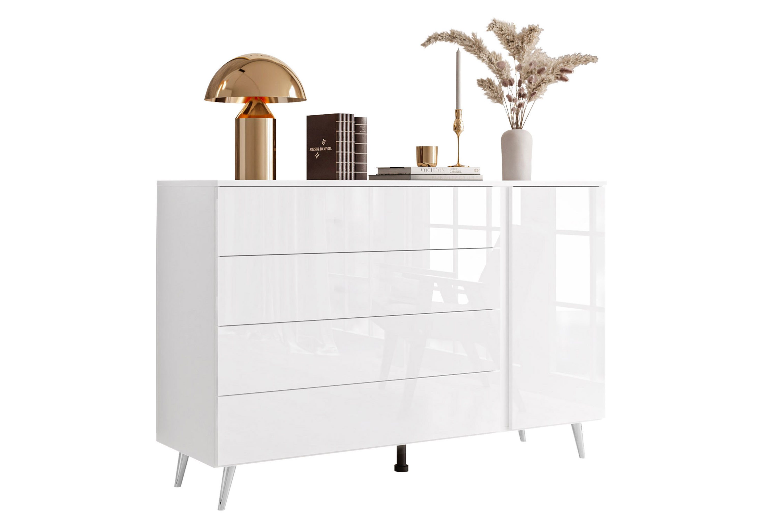 Lookway Kommode AURA II mit Schubladen und LED Beleuchtung