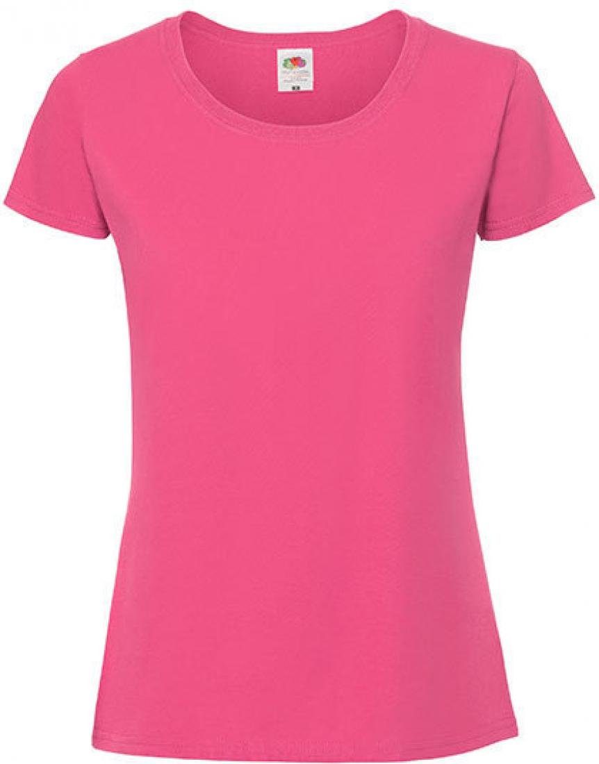 Fruit of the Loom Rundhalsshirt Damen T-Shirt Ringspun Premium T Lady-fit