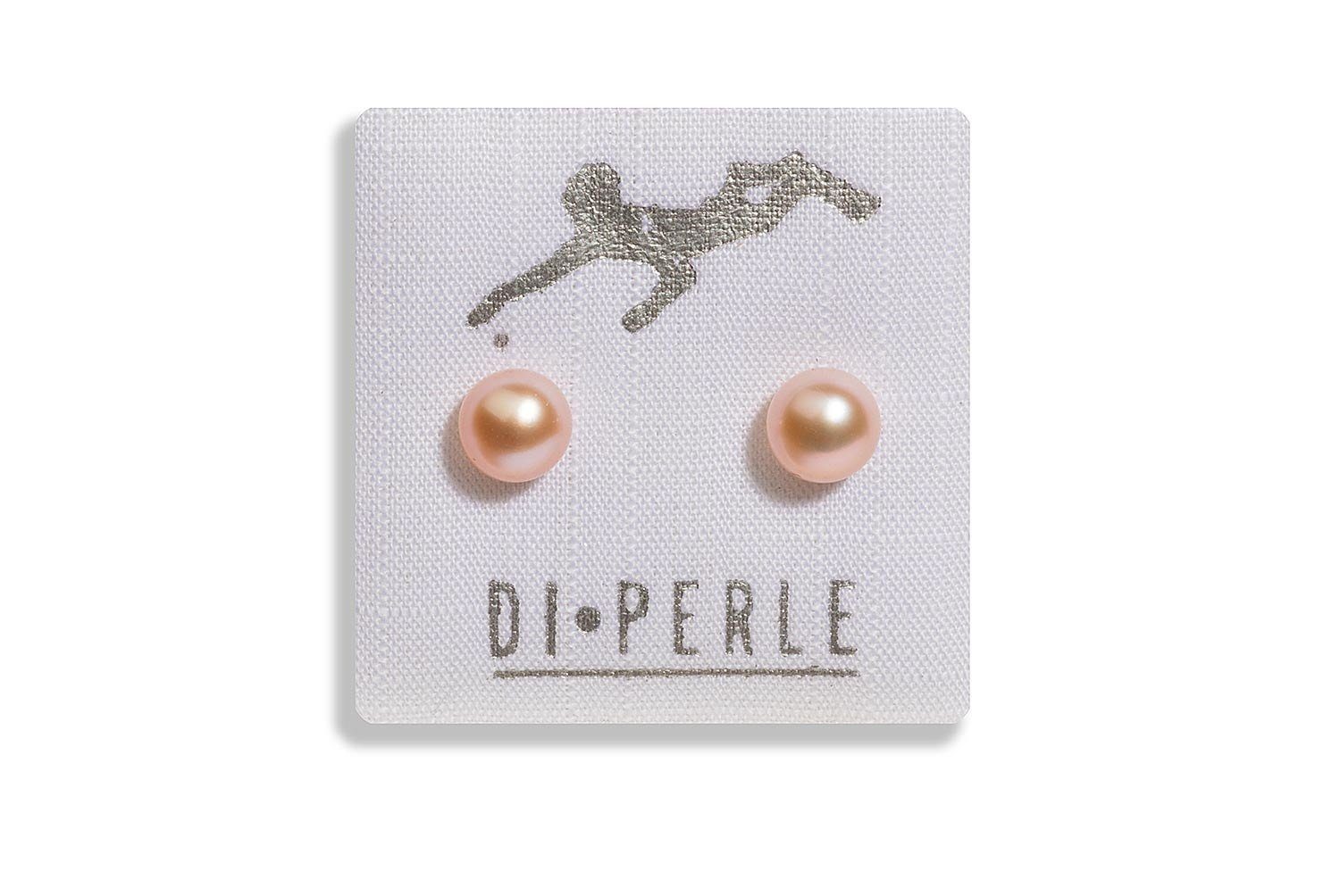 Adelia´s Paar Ohrstecker Damen Perlenschmuck 925 Silber Süsswasser Perlen Ohrstecker, Damen Perlenschmuck
