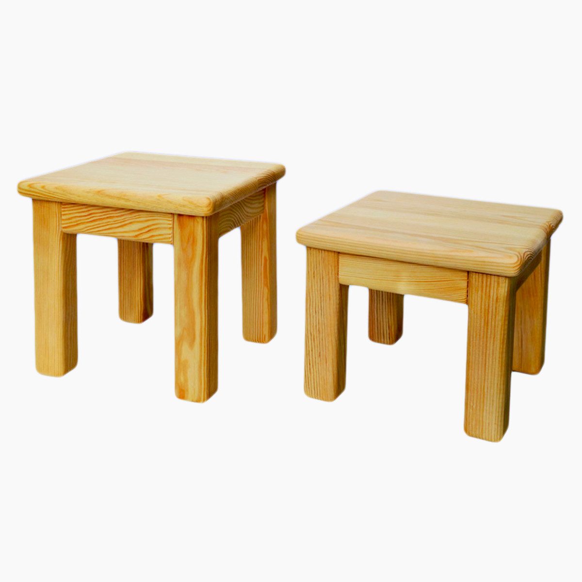Madera Spielzeuge Hocker Kleiner Hocker (packung, 1 hocker), Made in Germany - Belastbar 150kg