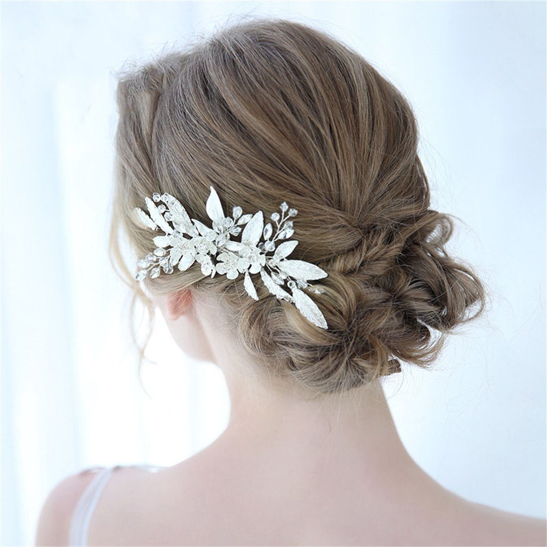 Hochzeit Hochzeit DÖRÖY Haarschmuck, Frauen Kopfbedeckungen Braut Diadem Blume