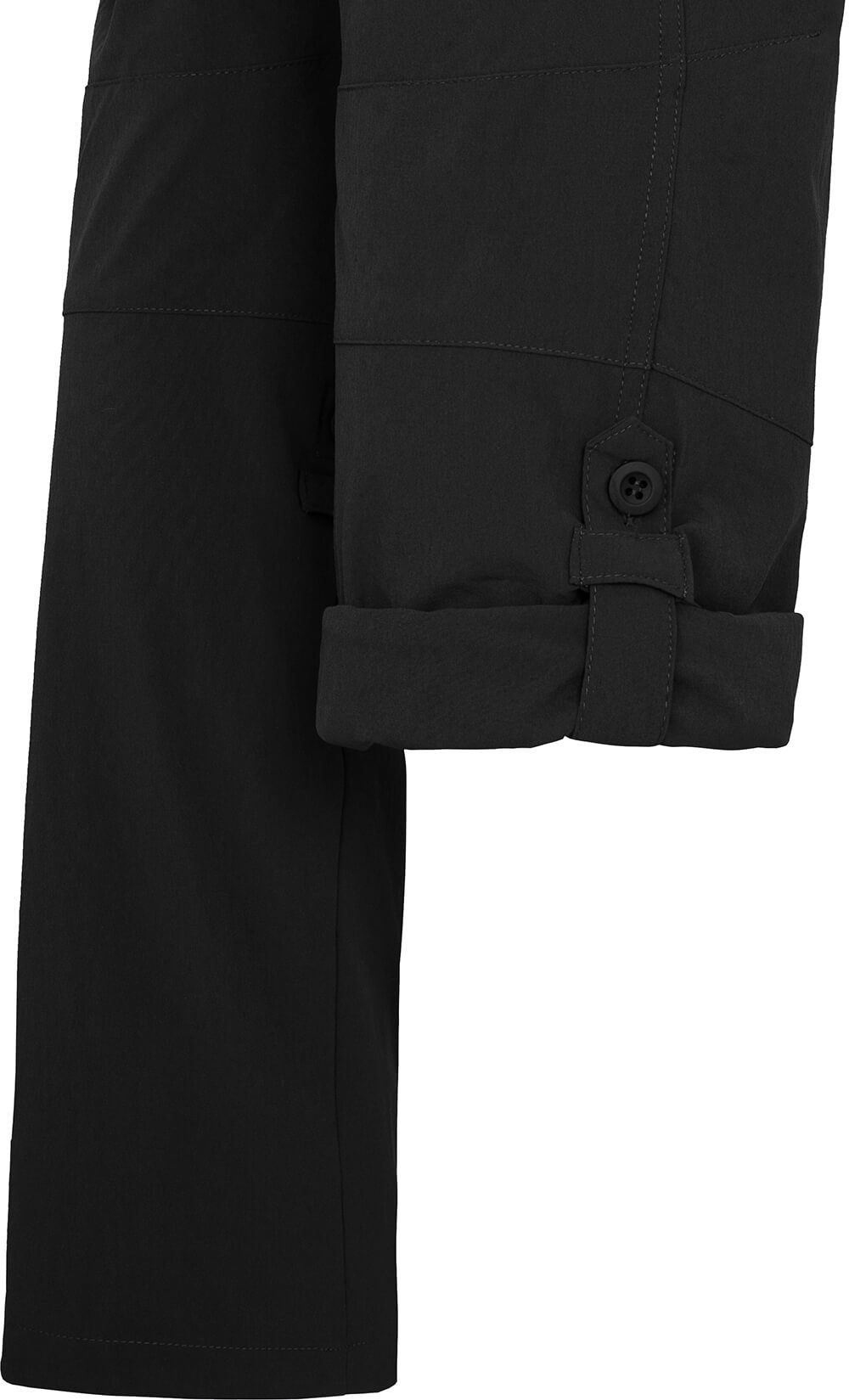 Bergson Outdoorhose HYDRYS Damen Wanderhose, vielseitig, pflegeleicht, Normalgrößen, schwarz