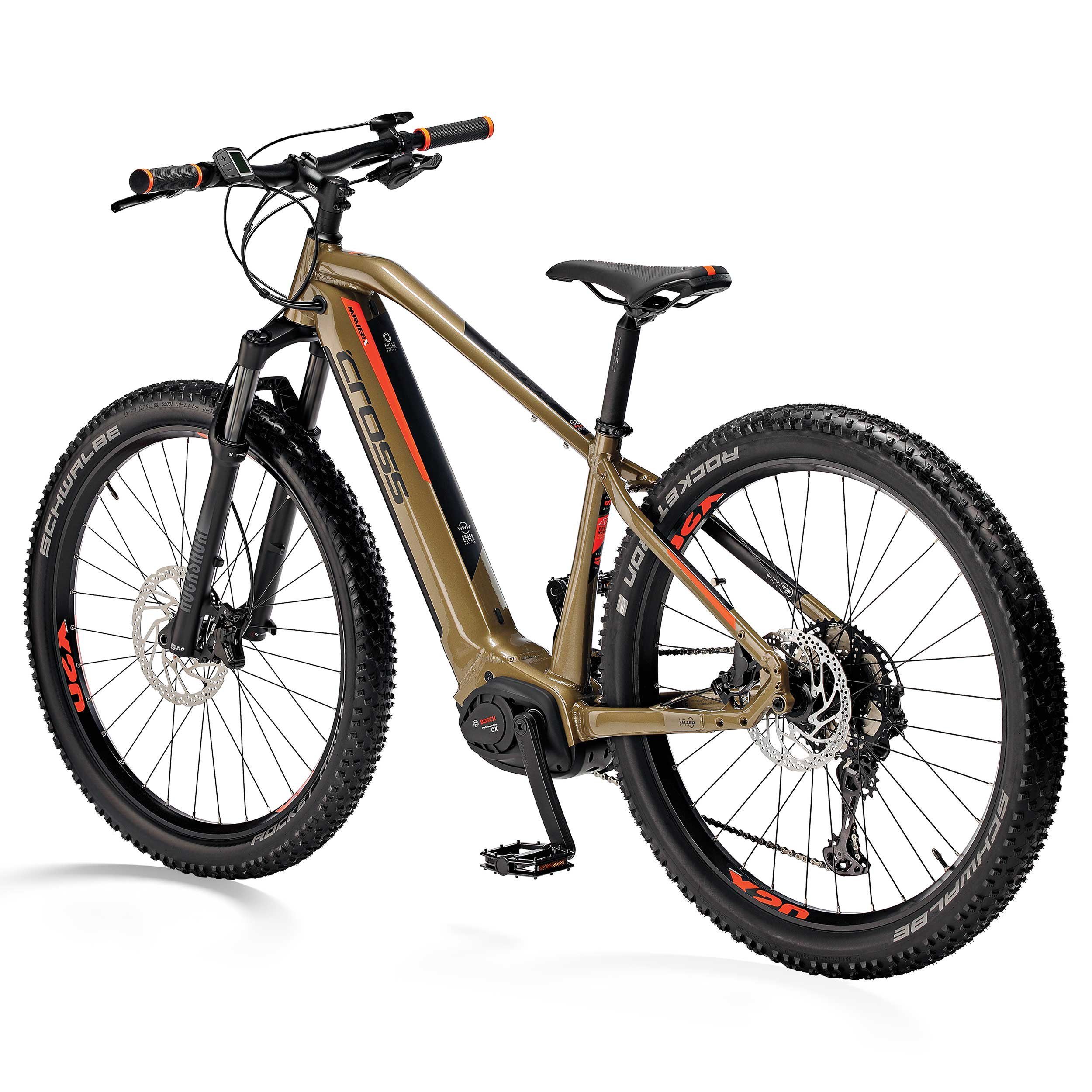 Airtracks E-Bike Mountainbike 27,5 Zoll E-Bike MTB BOSCH Performance Line CX Gen4 625 Wh MAVERIX, 12 Gang, Kettenschaltung, Mittelmotor, 625,00 Wh, SHIMANO XT RD-8120 - 52cm 56cm