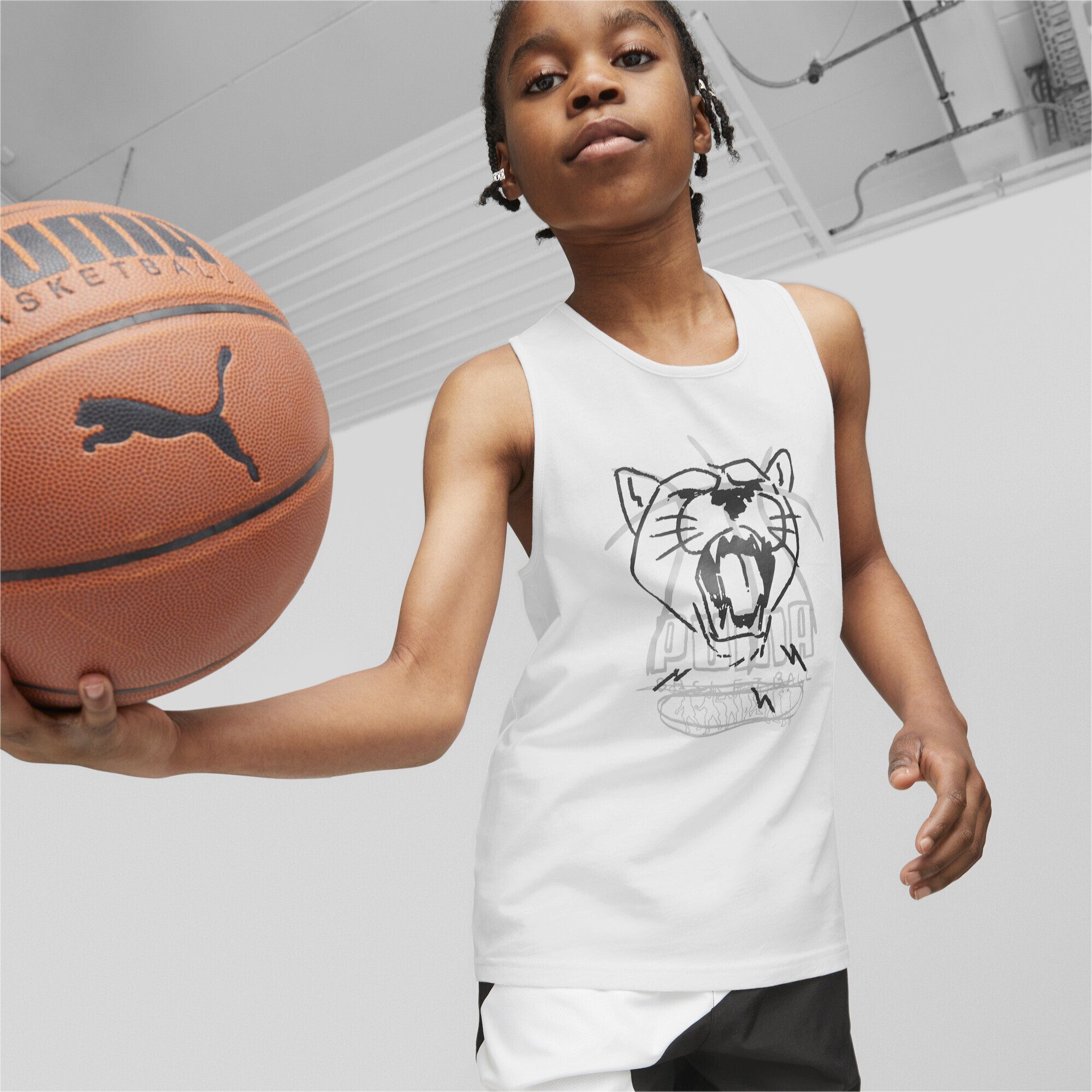 PUMA Trainingsshirt Basketball Tank-Top Jugendliche