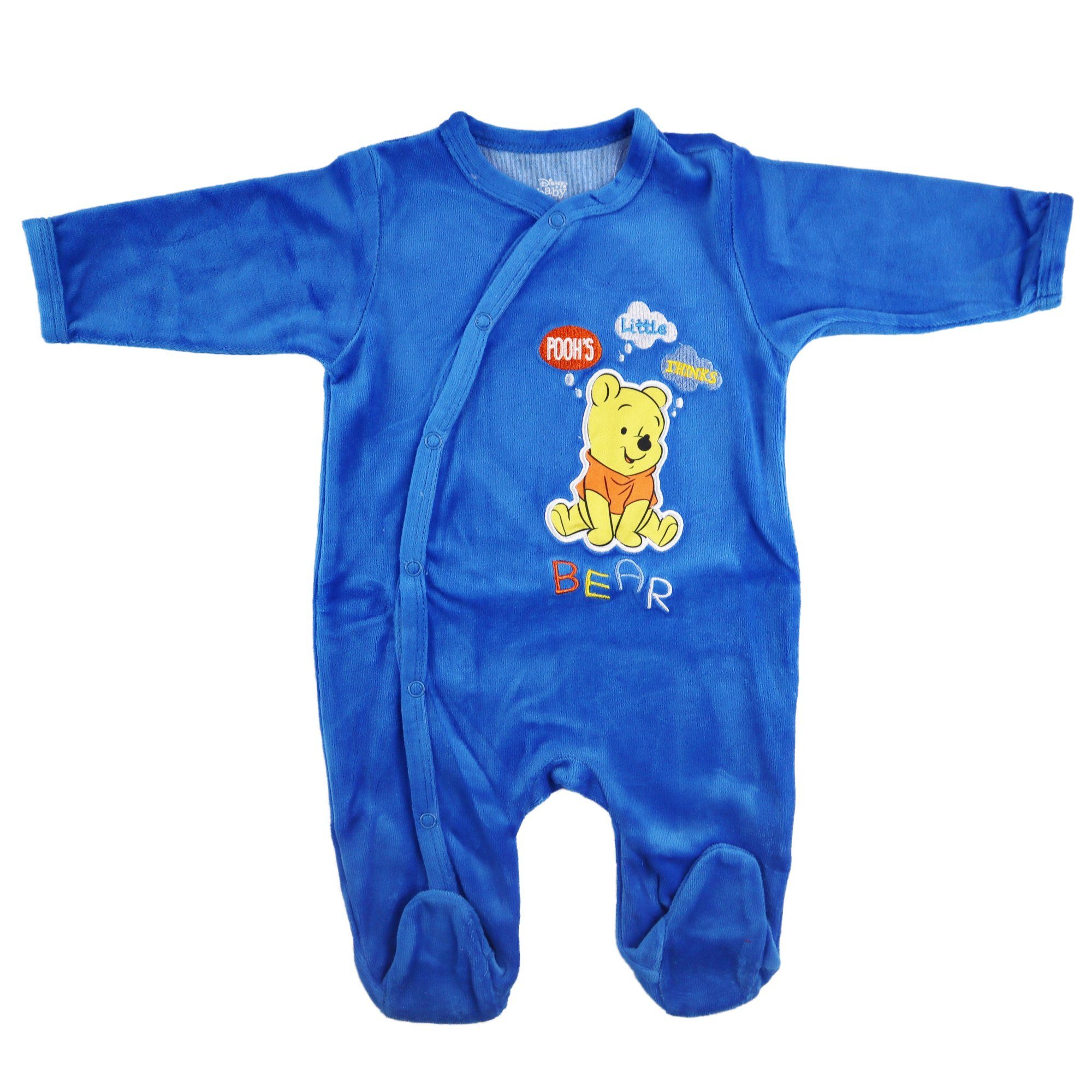 Disney Disney Baby Gr. Einteiler der Baby bis Strampler Velour Winnie 92 62 Kleinkind Pooh