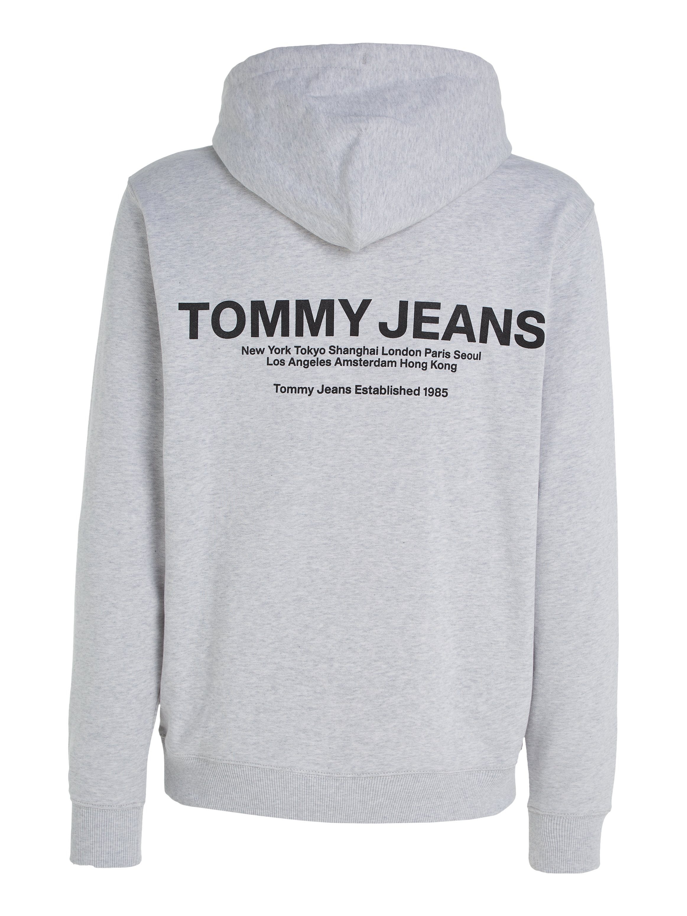 Grey GRAPHIC ENTRY REG TJM HOODIE Kapuzensweatshirt Jeans Tommy Htr Silver