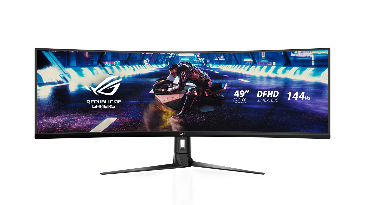 Asus XG49VQ Gaming-Monitor (124.5 cm/49 ", 3840 x 1080 px, 4 ms Reaktionszeit, 144 Hz, LED)