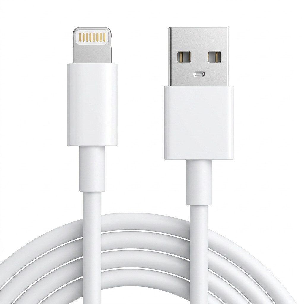 Futurea USB-A auf Lightning Ladekabel für iPhone und Apple Kabel 1m Lightningkabel, USB Typ A, Lightning, USB Typ A, iPhone 14/13/12/11/X/8/7/6, iPad, iPod & AirPods