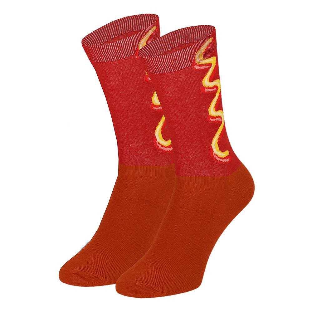 Apollo Socken Party Socken (1-Paar) originell verpackt in einer Hotdog-Box