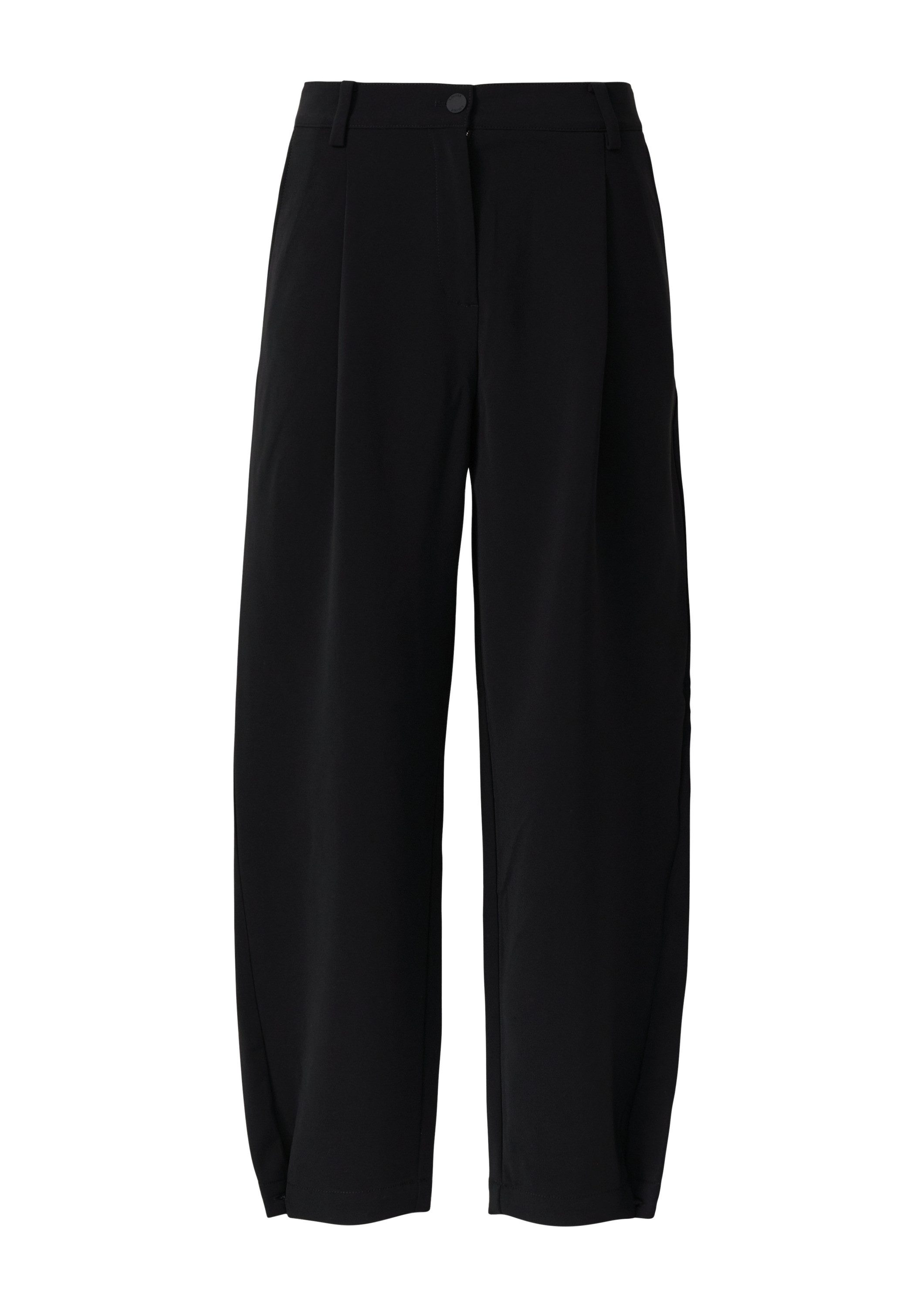 s.Oliver 7/8-Hose Hose Cropped Hose mit Barrel Leg und Saum-Detail günstig online kaufen