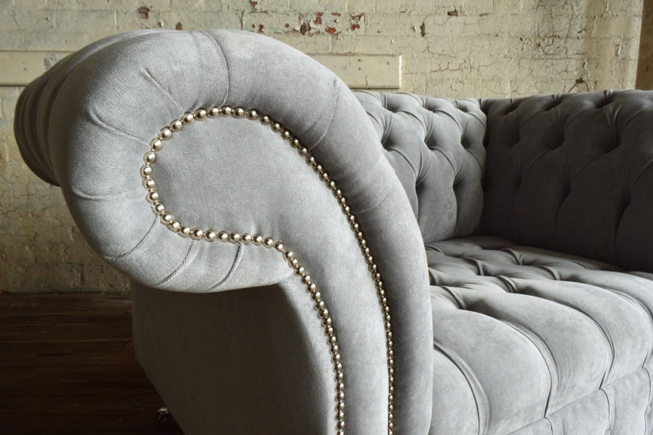 Xlmoebel Chesterfield-Sessel Eleganter Fernsehsessel im klassischen Chesterfield-Design (Chesterfield Sessel - 376), Hergestellt in Europa