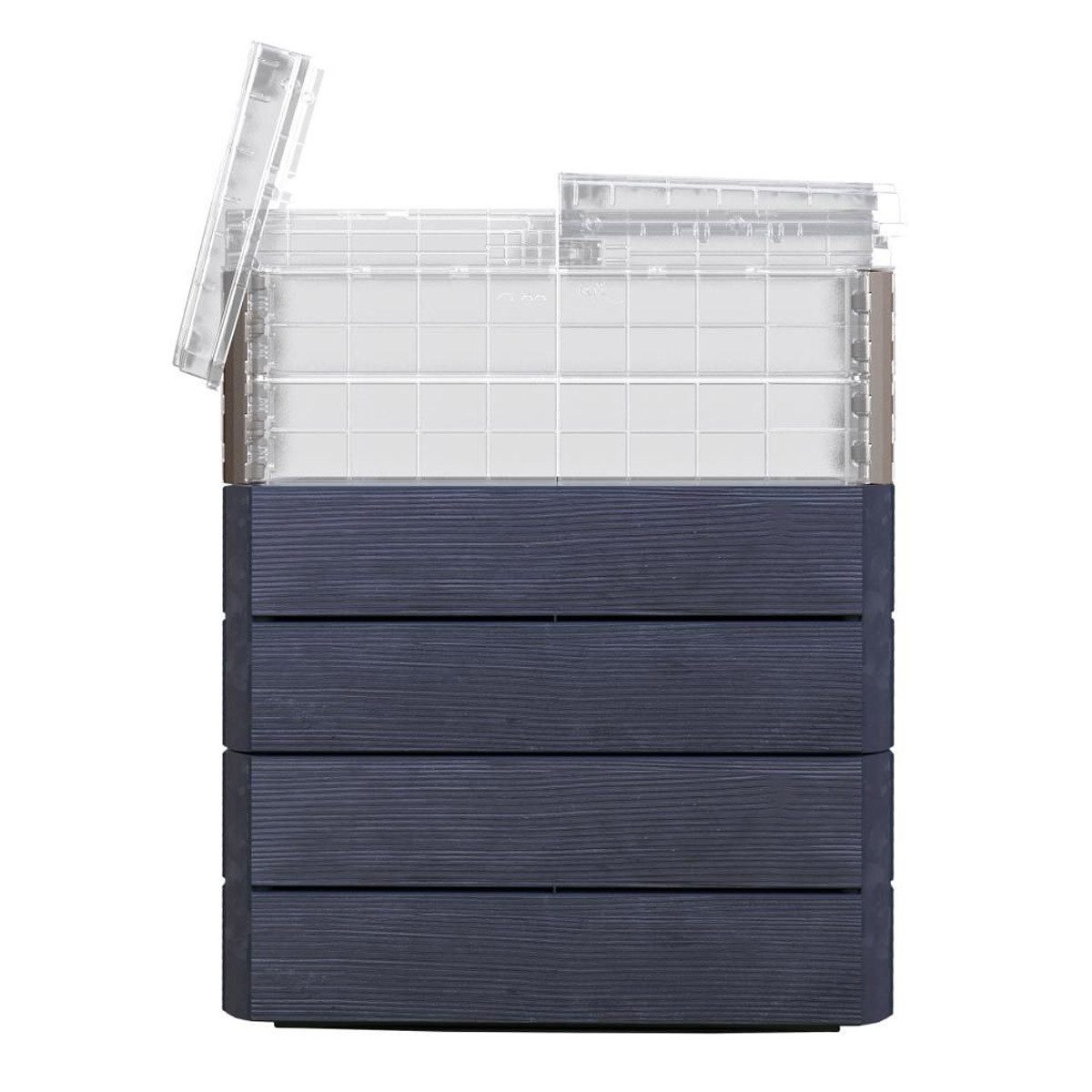GARANTIA Hochbeet TurboPlus M 85 / 645180 (Komplett-Set, mit Flora Wassersparsystem und Wachstumsmodul), werkzeuglose Montage, Modular erweiterbar