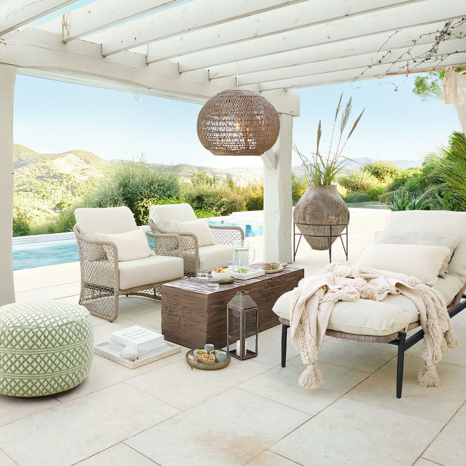 Mirabeau Lampenschirm Lampenschirm Fexilor braun