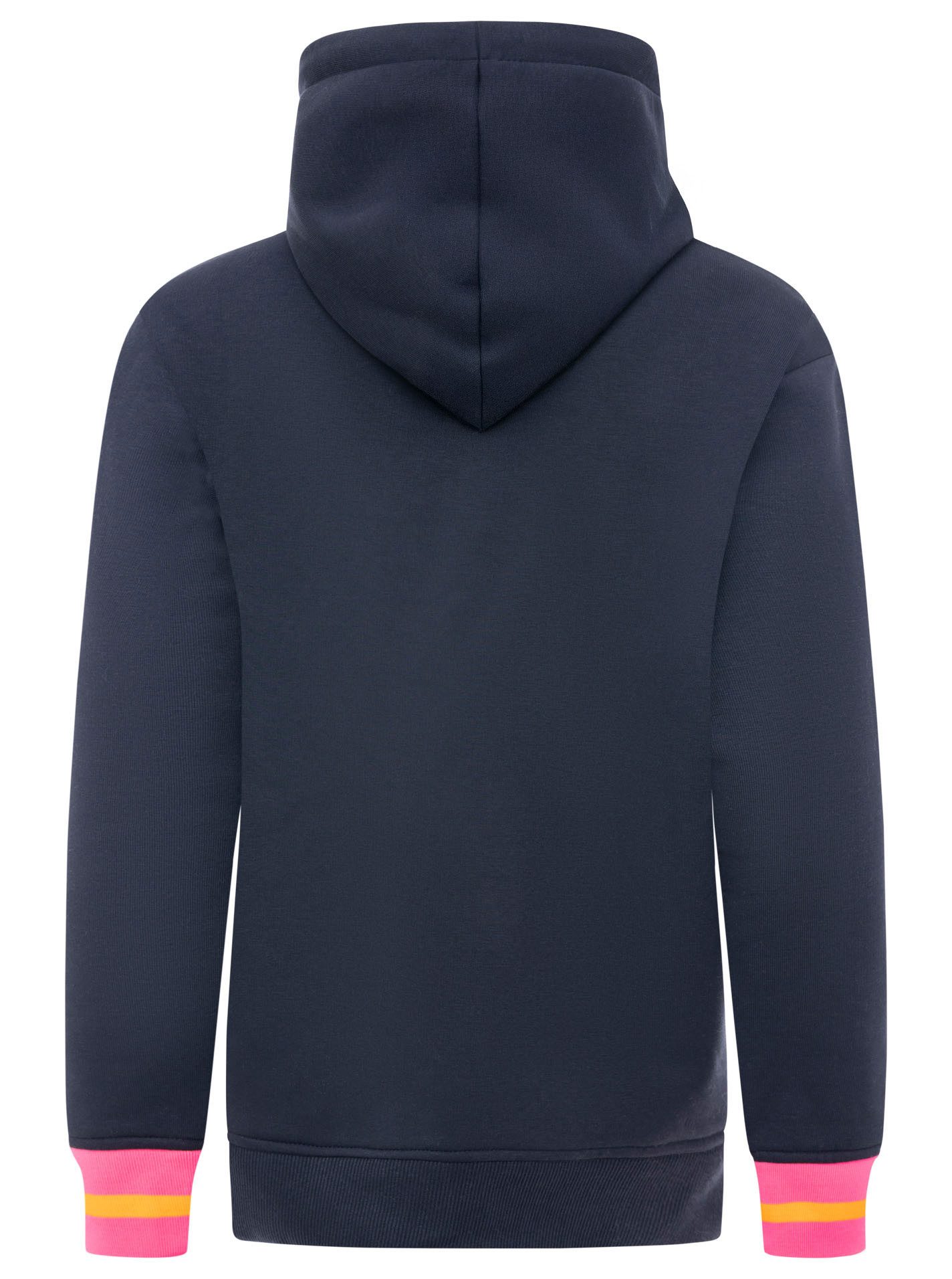 Zwillingsherz Hoodie "Rahel" Kontrastbündchen, Kängurutasche, Langarm, Kapuze, Kordelzug