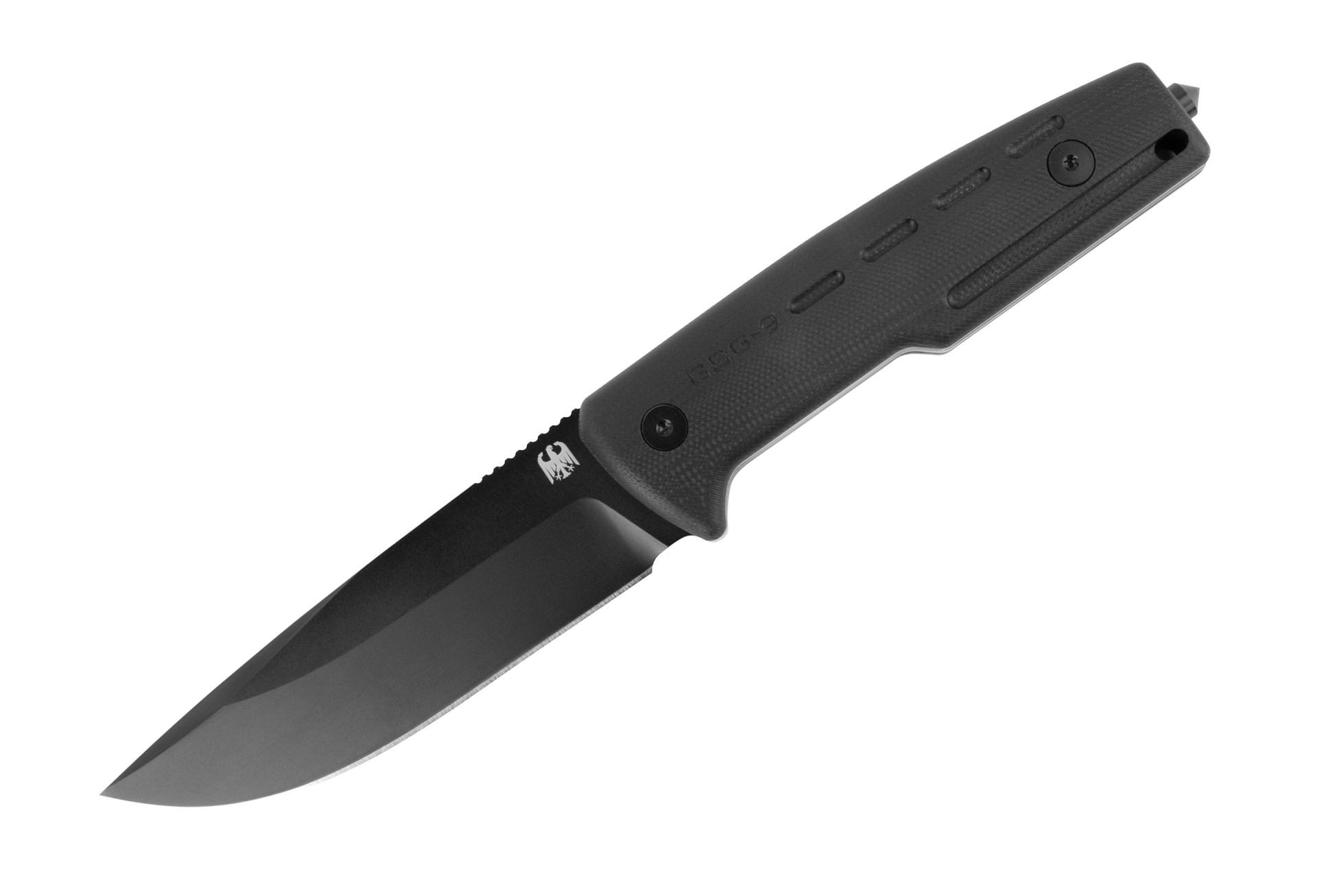 GSG-9 Universalmesser GSG-9 Einsatzmesser EM2, Glatte Klinge, Kydexscheide, (1 St), Scheide inklusive