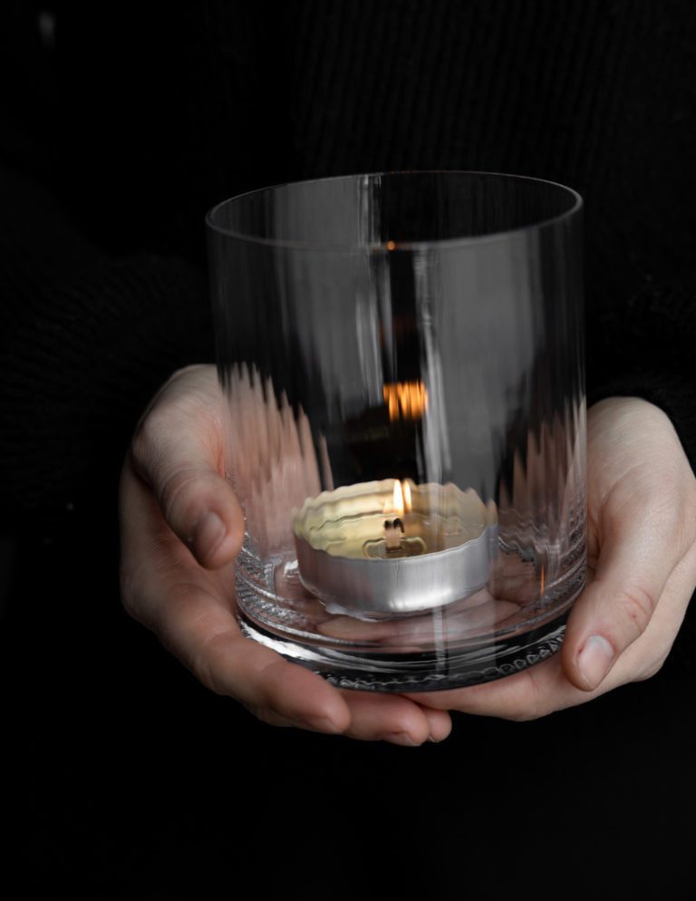 Storefactory Kerzenständer Kerzenhalter RAMSJÖ LARGE klarglas, Ø 10 cm