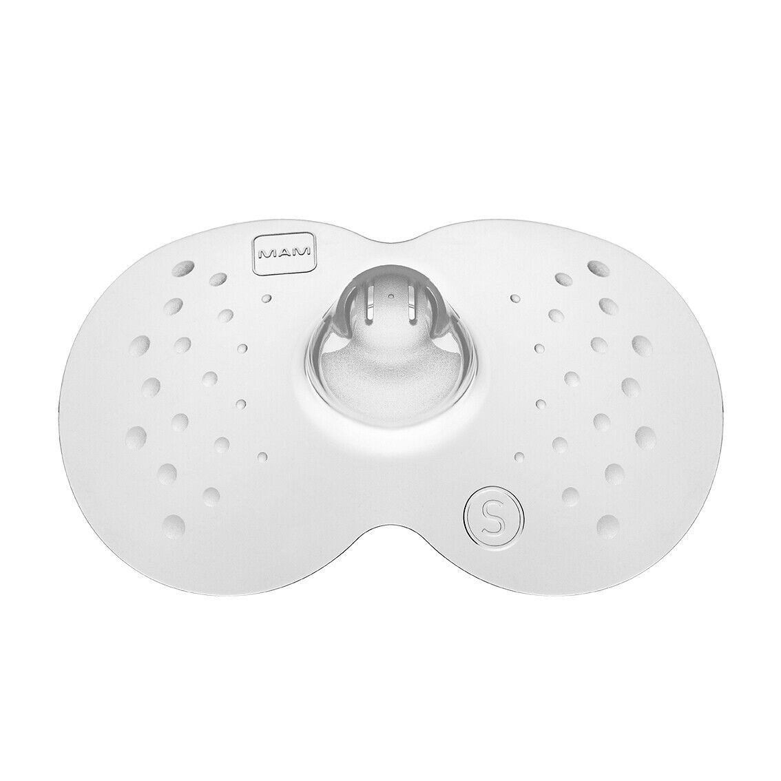 MAM BH-Stilleinlagen Stillhütchen Brusthütchen SkinSoft Silikon, S Gr., mit Aufbewahrungsbox