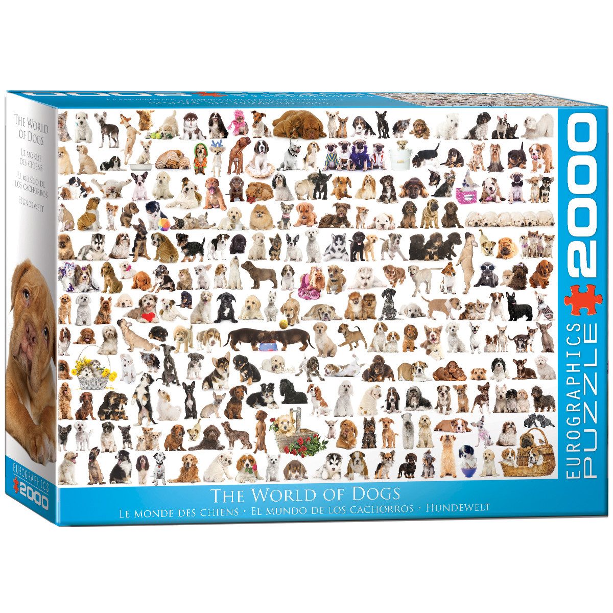 EUROGRAPHICS Puzzle Puzzle Die Welt der Hunde 2000 Puzzleteile, 2000 Puzzleteile