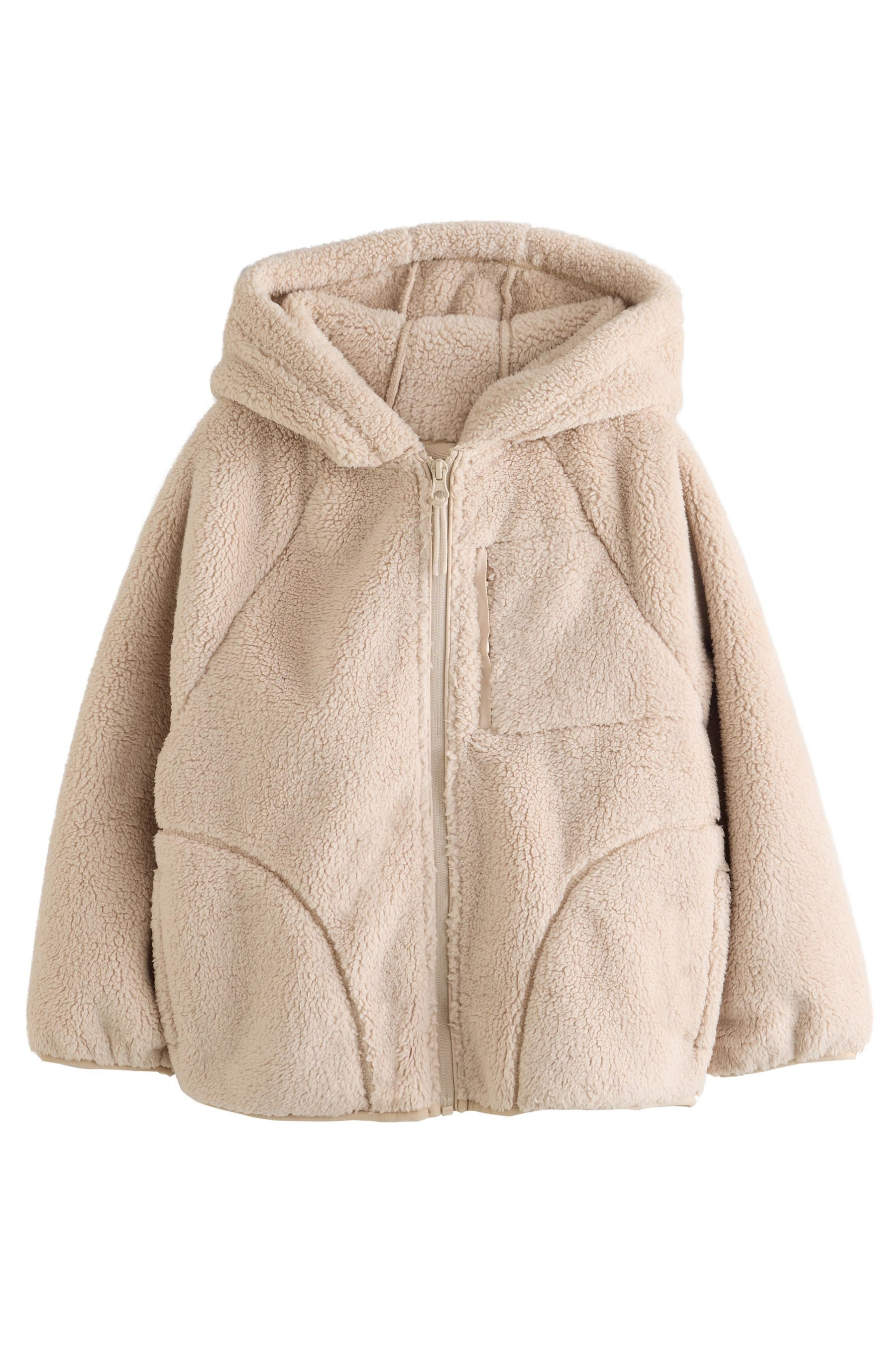 Next Fleecejacke Kapuzenjacke aus Fleece (1-St)