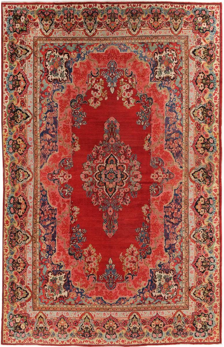 Orientteppich Mahal 356x546 Handgeknüpfter Orientteppich / Perserteppich, Nain Trading, rechteckig, Höhe: 12 mm