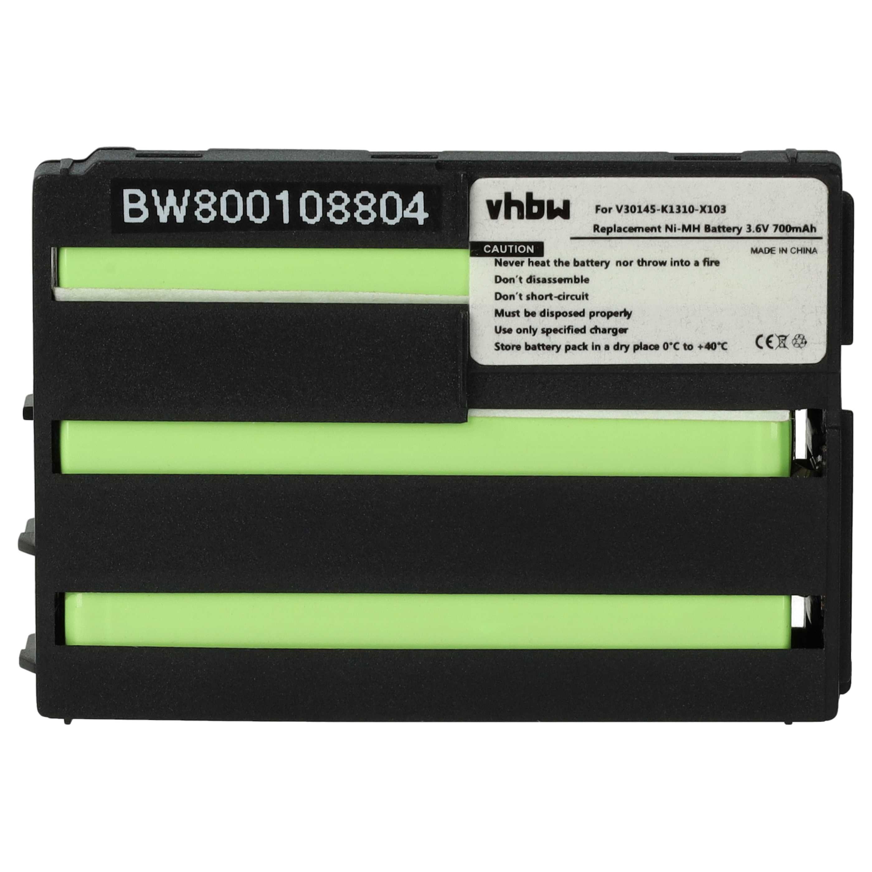 vhbw Akku passend für Siemens C25 power, C2588, C25e, C25, C28 Festnetz & Smartphone-Akku Akku NiMH 700 mAh (3,6 V, 1 St), Leistungsfähiger Austausch-Akku für Telefon, Smartphone