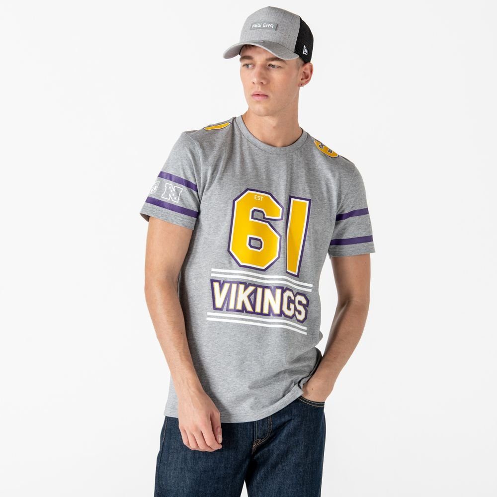 New Era Print-Shirt New Era NFL MINNESOTA VIKINGS Team Established T-Shirt