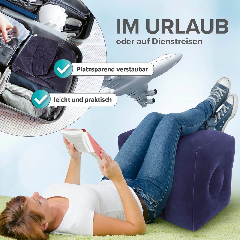 Stapelbett Stufenbett aufblasbar - Entlastung der Bandscheiben - inklusive Pumpe