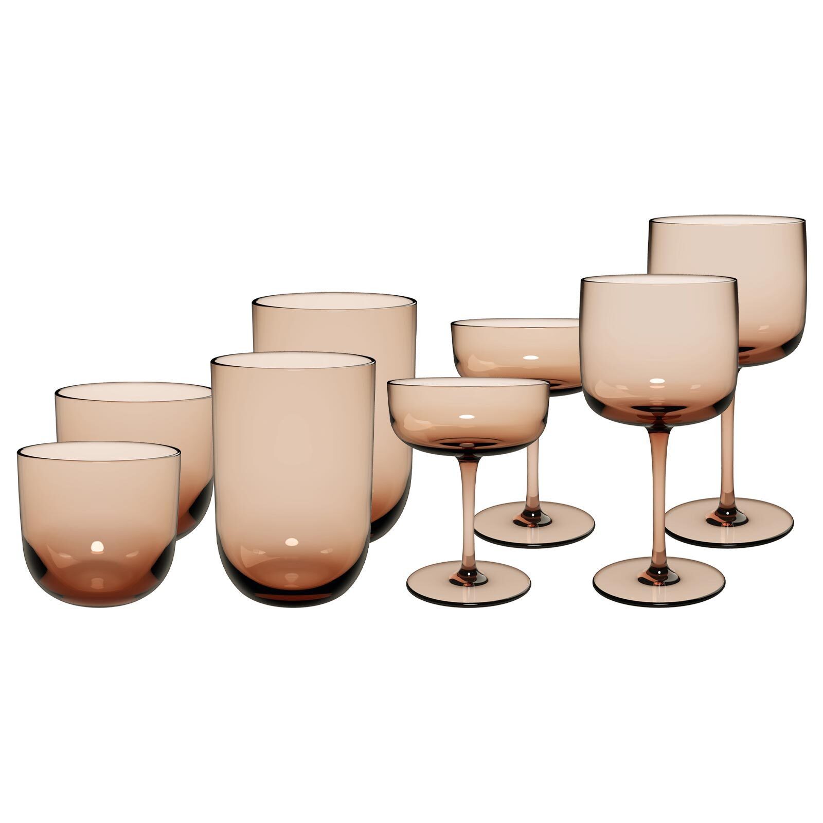 like. by Villeroy & Boch Стекло-Set Like Glass Komplett-Gläser-Set 8er Set, Glas