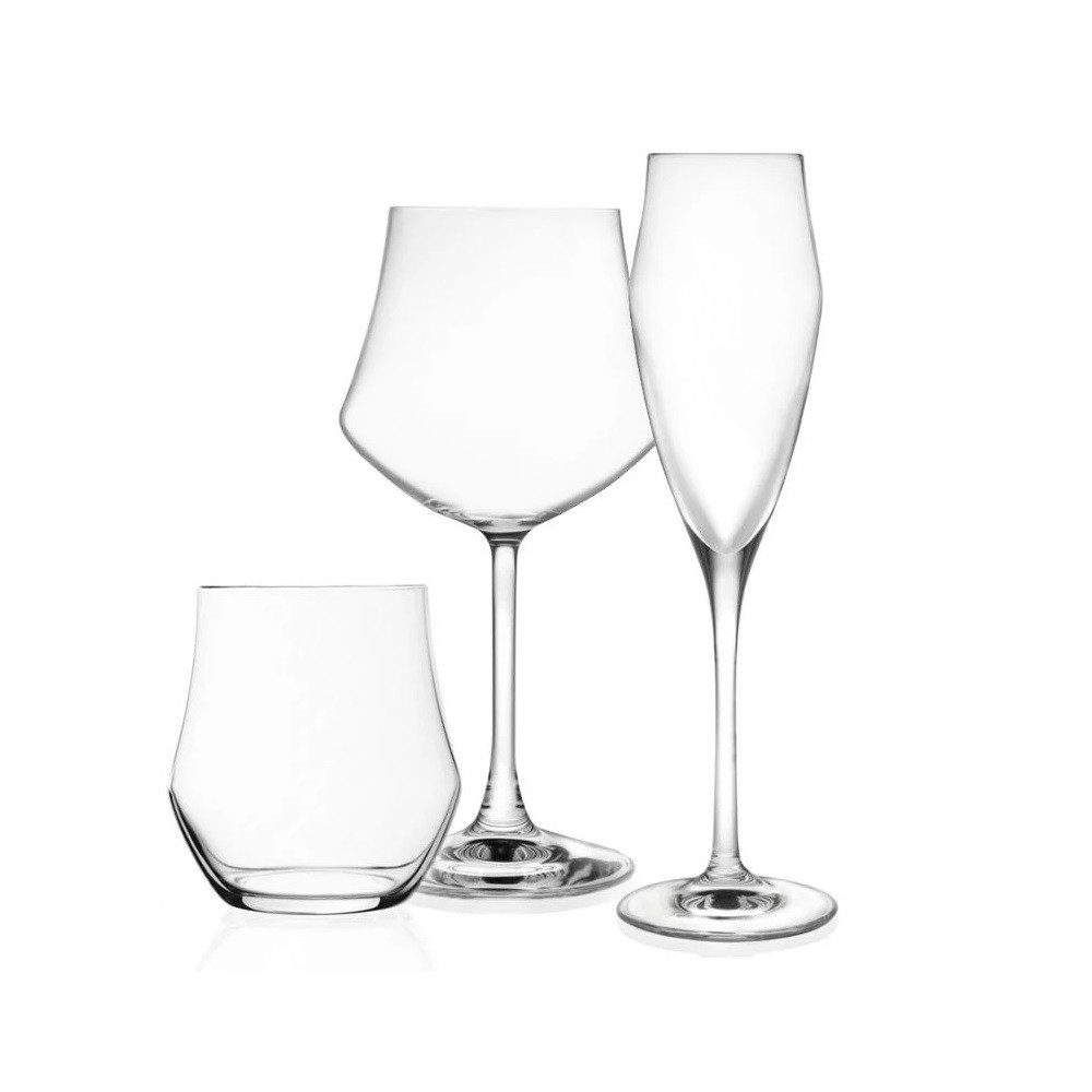 RCR Weinglas RCR Ego Gläser Set 18 tlg., Kristallglas