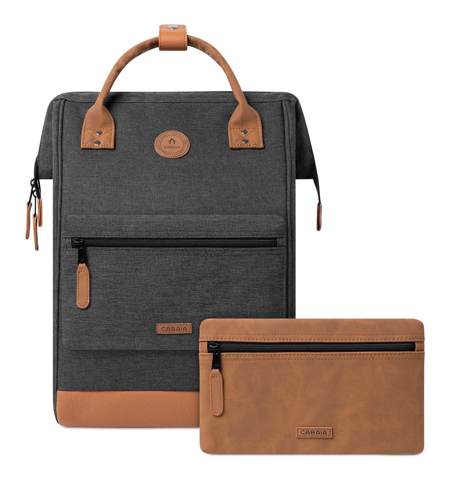 CABAIA Rucksack Melanged Backpack (Set, 3-tlg) günstig online kaufen