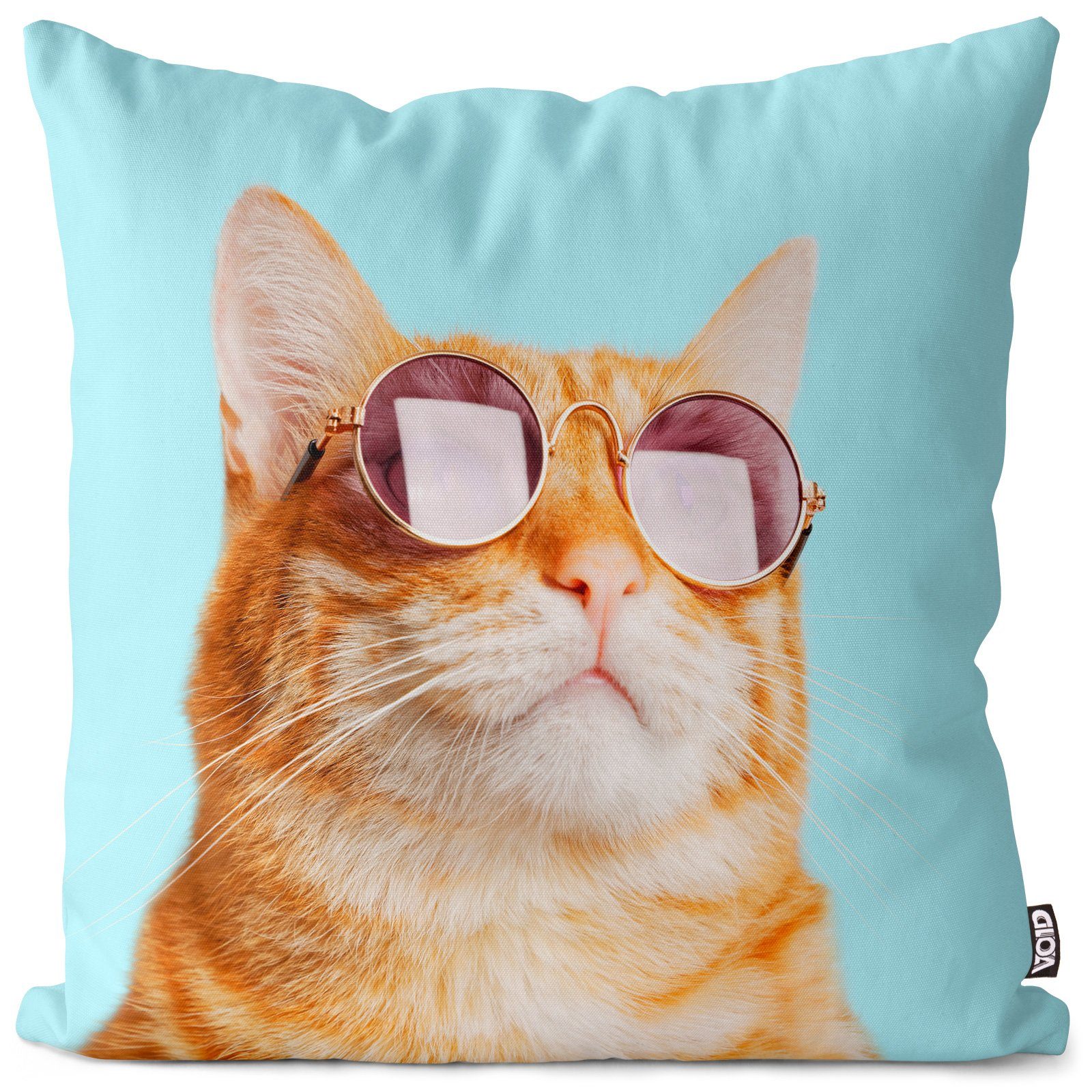 Kätzchen Sofa-Kissen Haustier Sommer Spielzeug Katze Züchten Sonnenschein Sonnenbrille Stück), Tiger Kissenbezug, VOID (1 Pfote Rasse