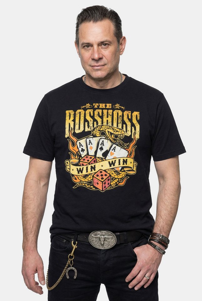 JP1880 T-Shirt T-Shirt Bandshirt Boss Hoss Halbarm bis 8 XL