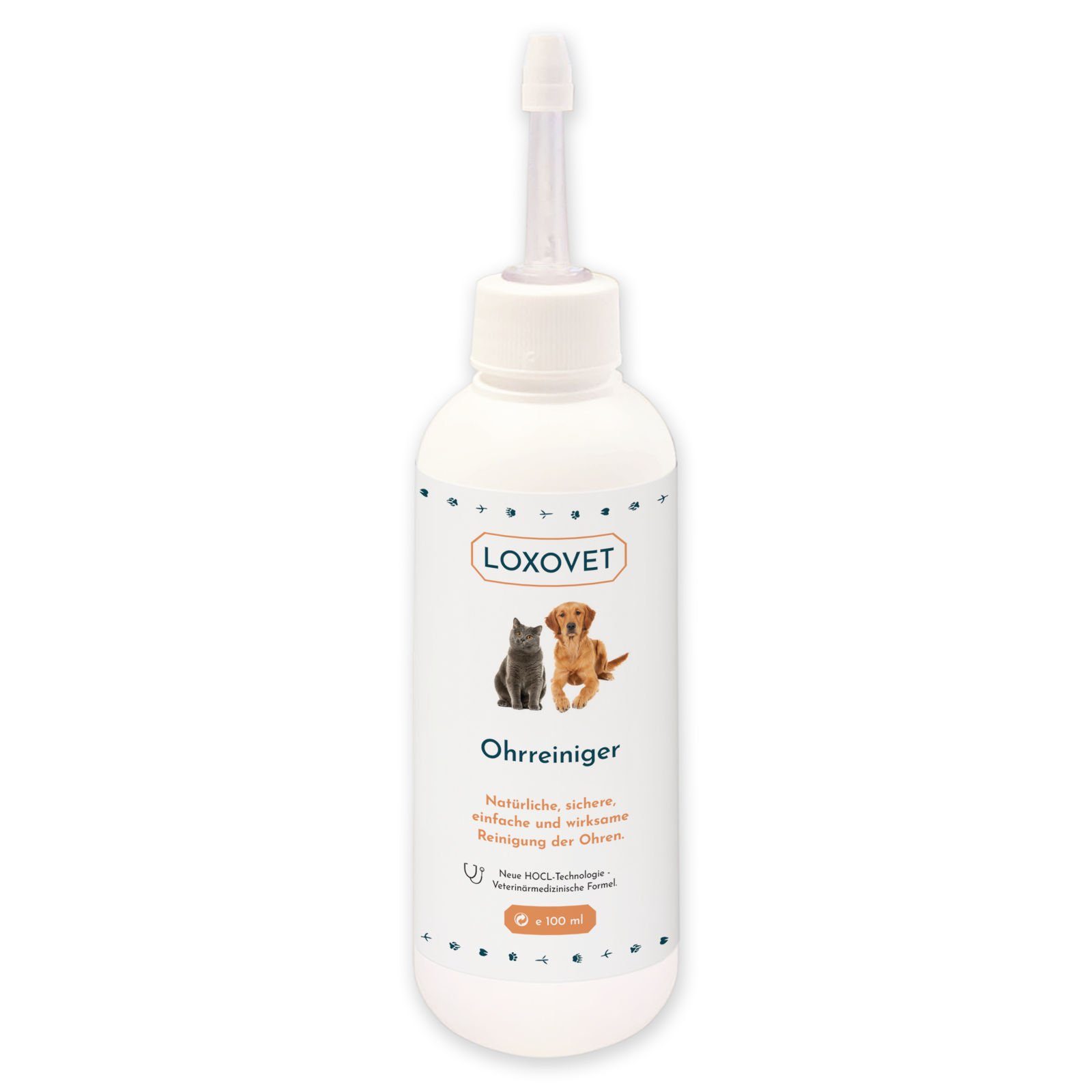 Loxovet Ohrenreiniger Ohrenreiniger 100 ml für die Reinigung und Pflege der Ohrenpartie..., Für Hunde, Katzen und andere Haustiere