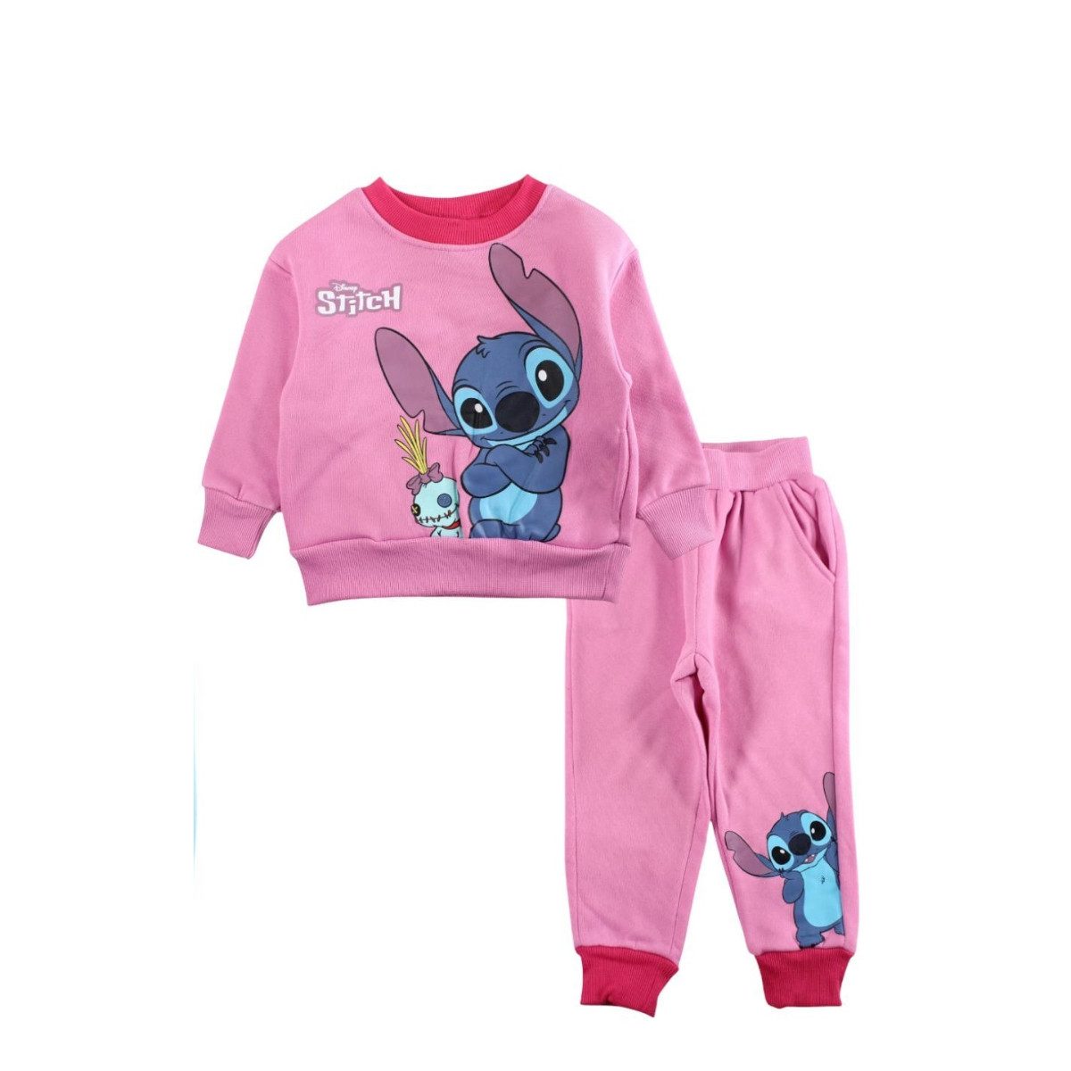 Lilo & Stitch Jogginghose Jogginganzug Kinder 2-teilig 100% Polyester (2-tlg)