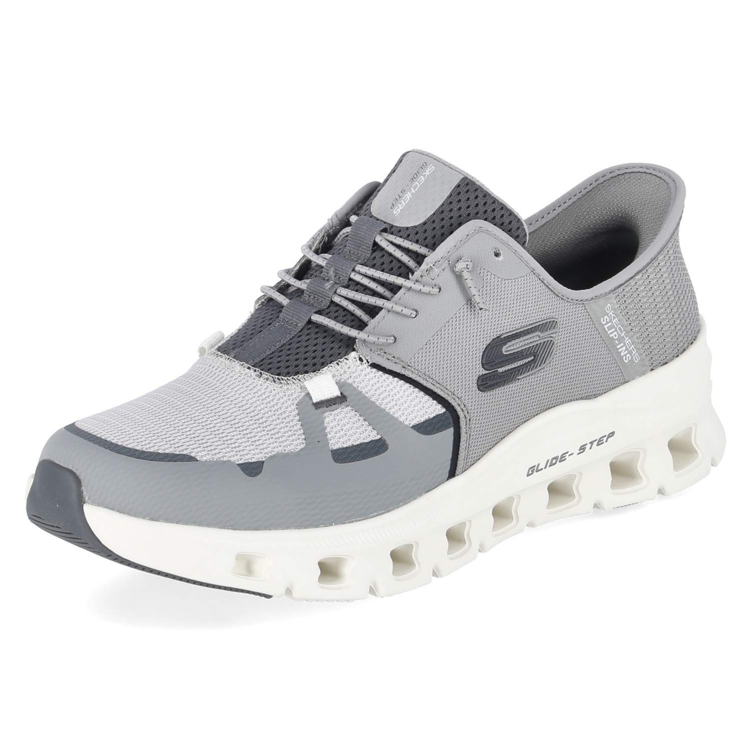 Skechers Skechers 232930 GYCC Herren Textil & Synthetik grau Schnürschuh günstig online kaufen