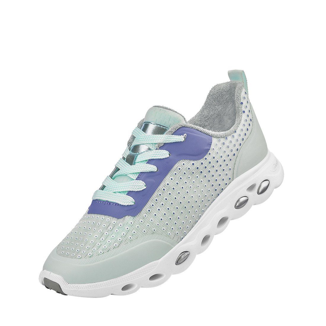 Ara Ara 043346 - Schuhe, Racer Damen Sneaker Sneaker Materialmix blau