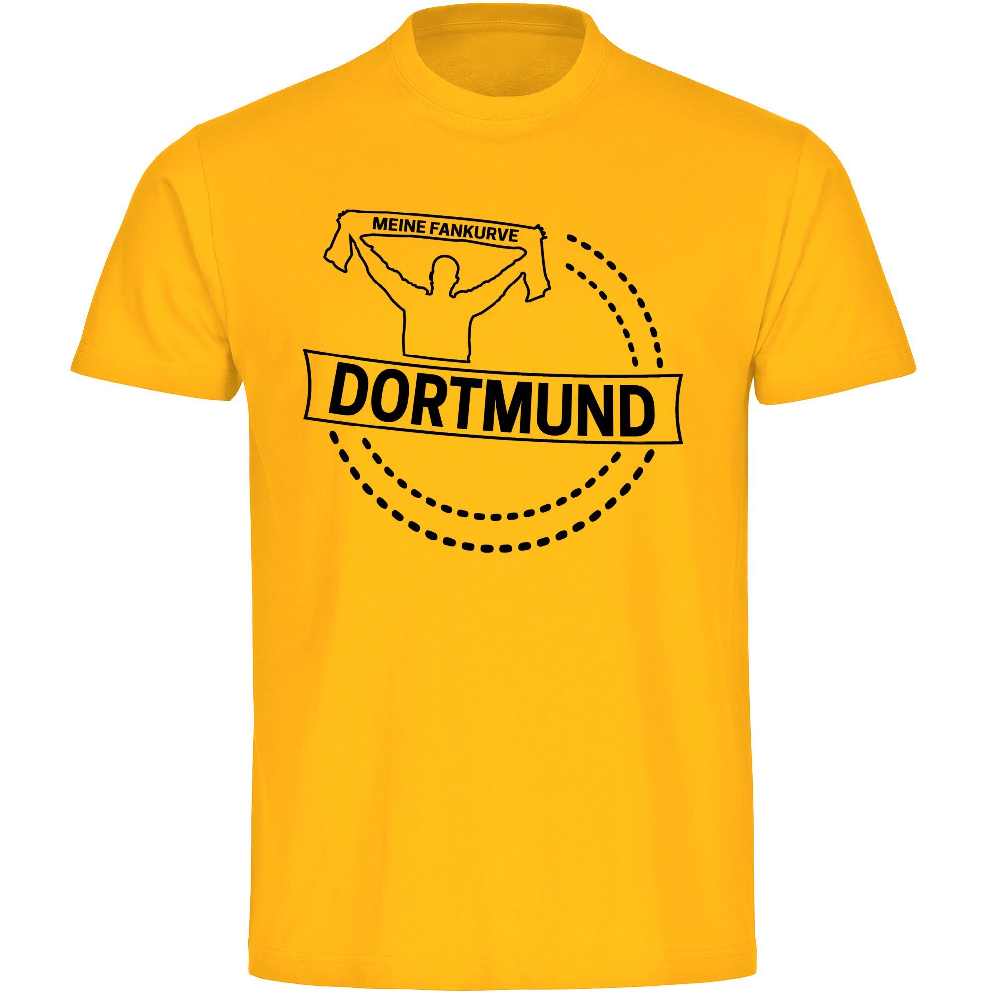multifanshop T-Shirt Herren Dortmund - Meine günstig online kaufen