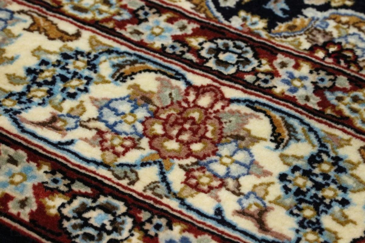 Orientteppich, 102x147 Trading, mm Isfahan 8 Höhe: Nain Handgeknüpfter Orientteppich Seidenkette rechteckig,