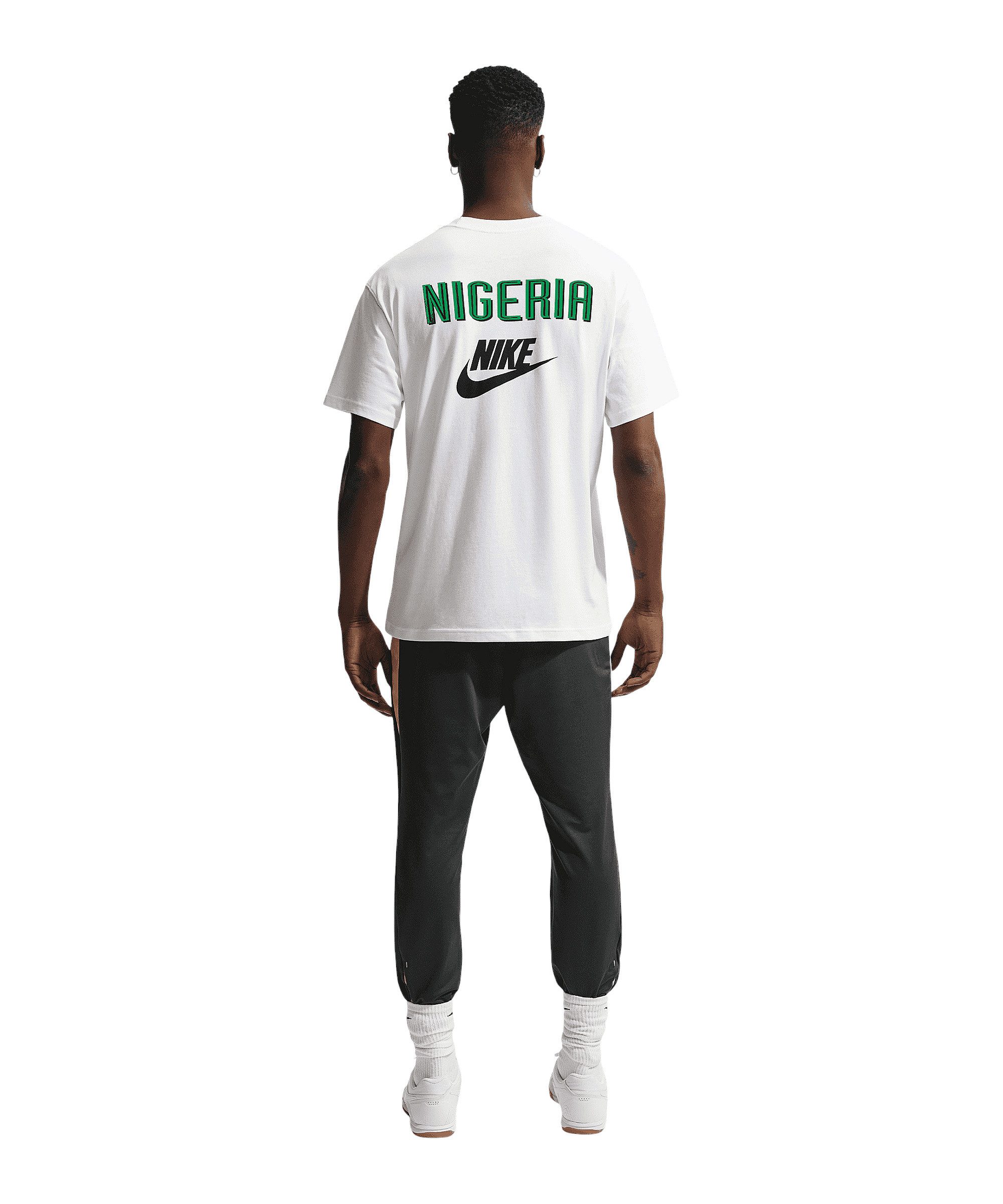 Nike T-Shirt Nike Performance Nigeria Reissue T-Shirt Weiß Polyester günstig online kaufen