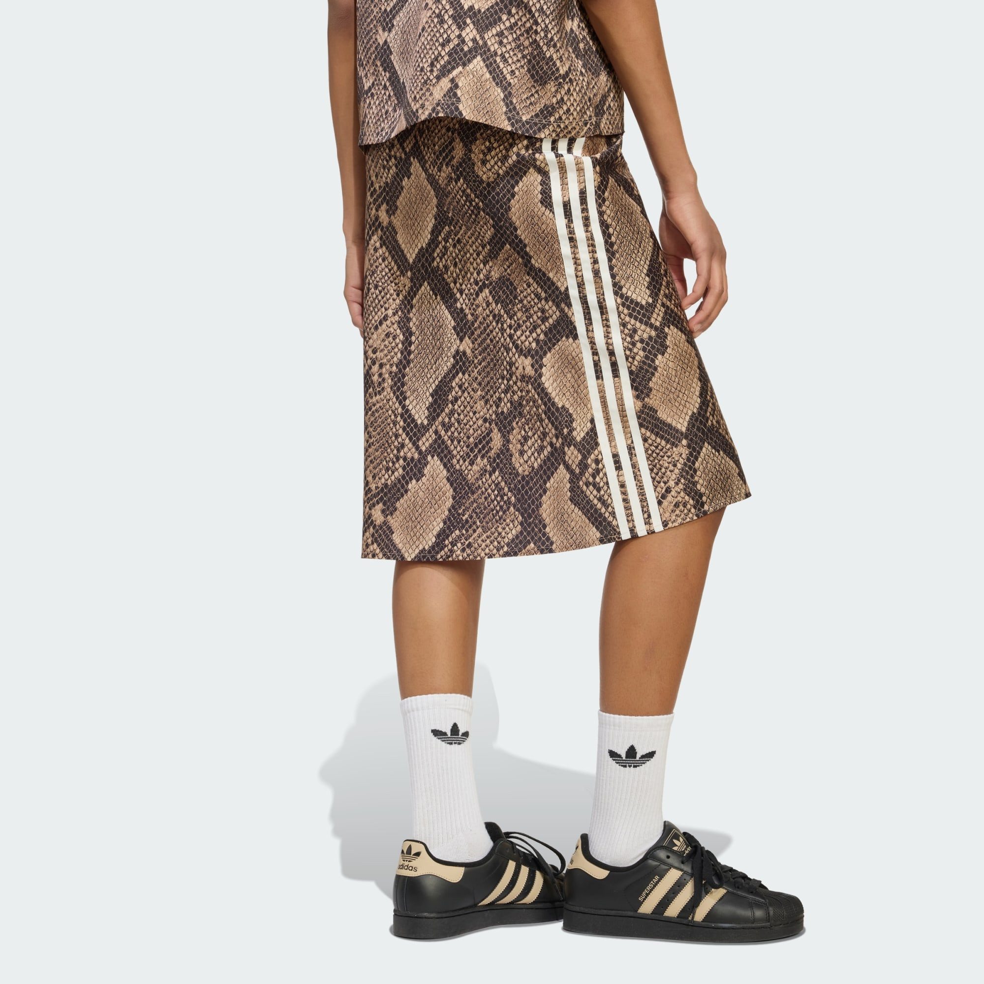 adidas Originals Jerseyrock SATINROCK, SCHLANGENPRINT (1-tlg)