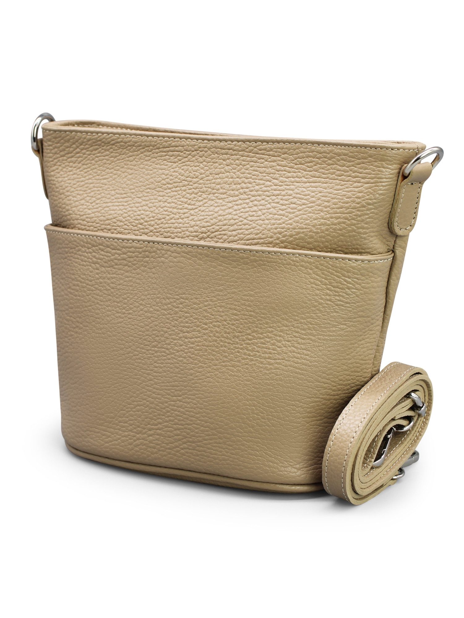 Adel Bags Schultertasche LINA Umhängetasche für Damen, Schultertasche Echtleder Gürteltasche