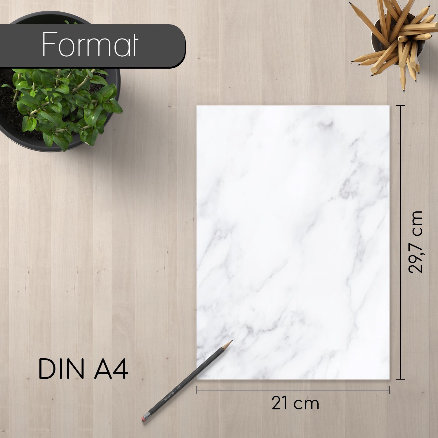 younikat Platzset Briefpapier Set Marmor Motiv günstig online kaufen