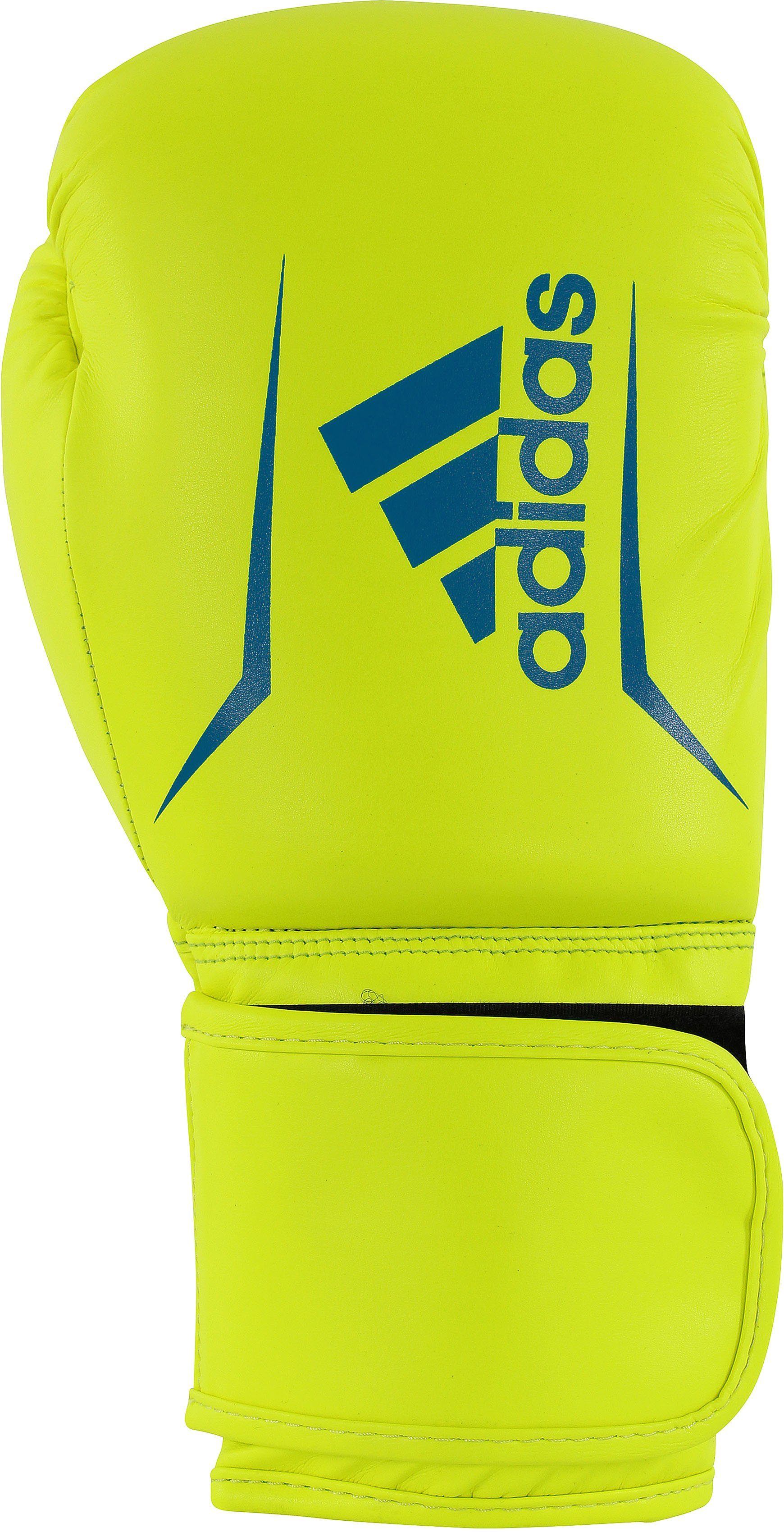 Preis und Auswahl an adidas Performance Boxhandschuhe Speed 50 blau/gelb